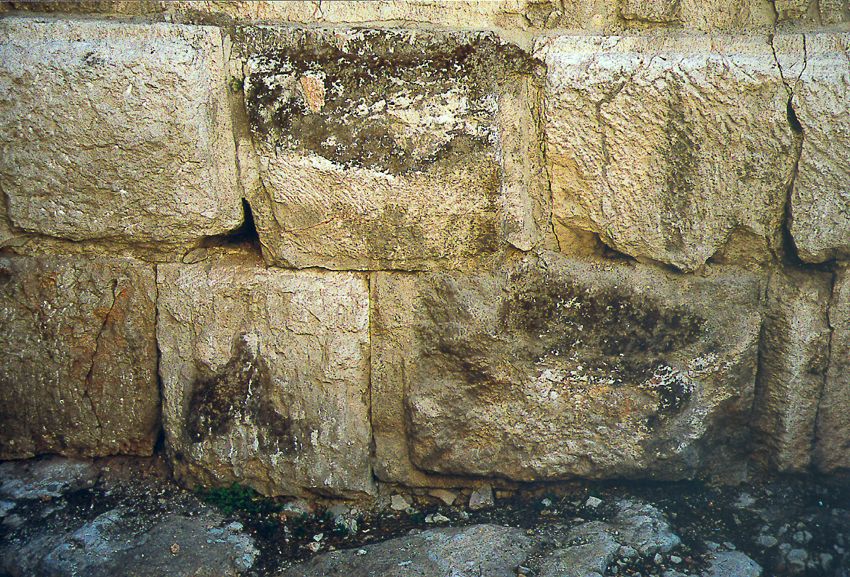 There isn't much of the Old City that's really old, at least by Biblical standards, but the base of David's tower comes close, with Herodian