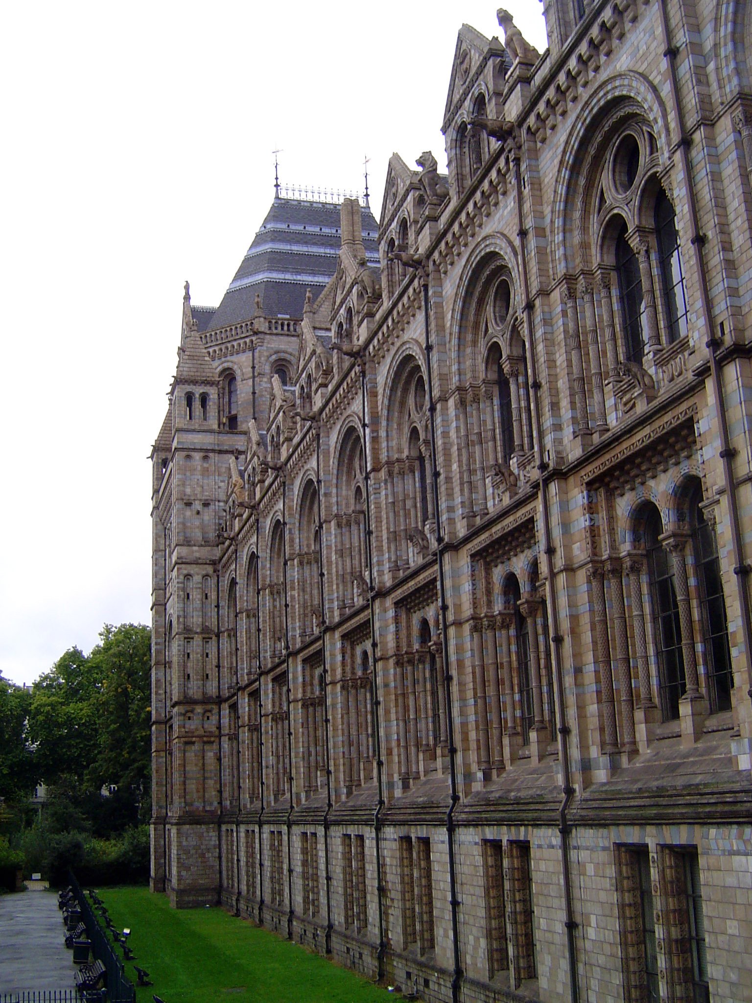 The facing is terracotta.