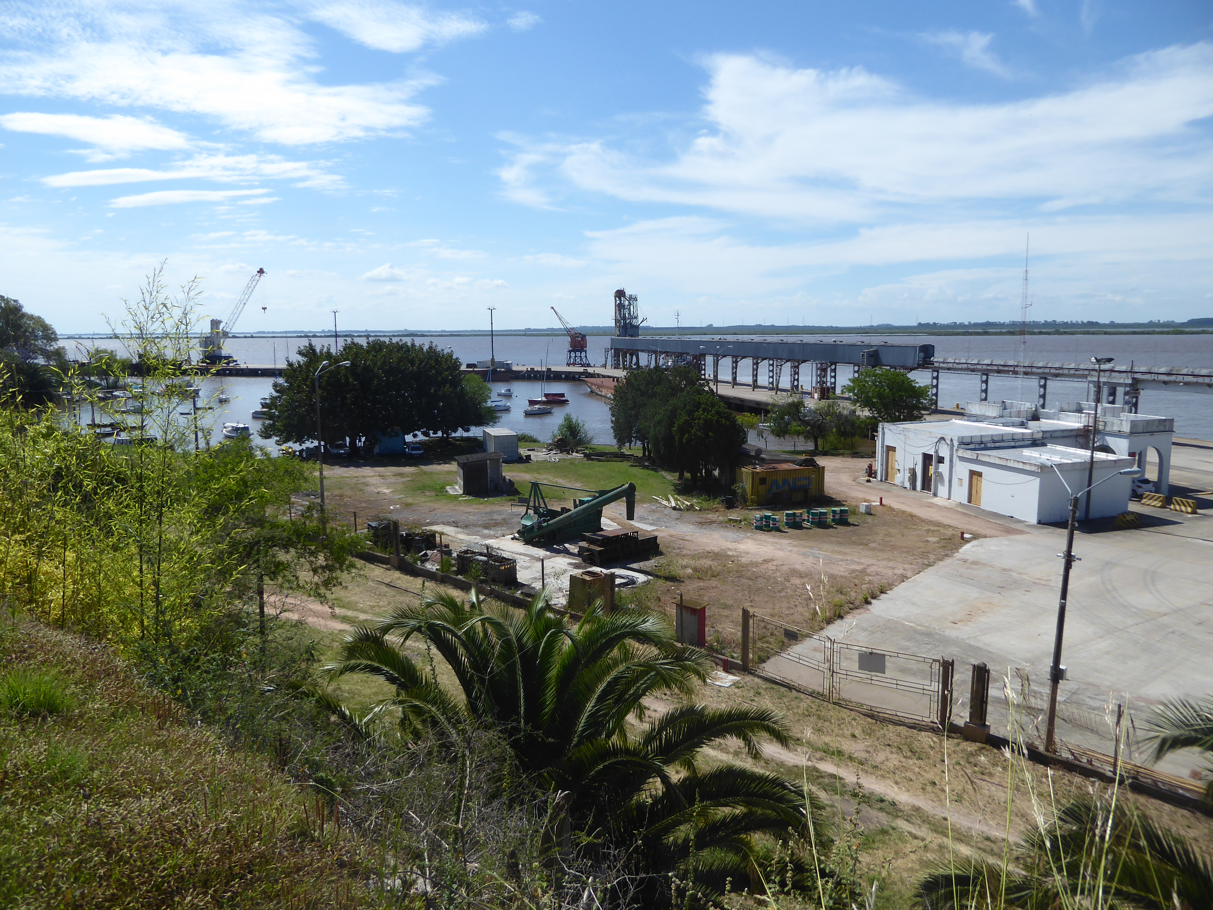 There's still an active grain-loading dock.