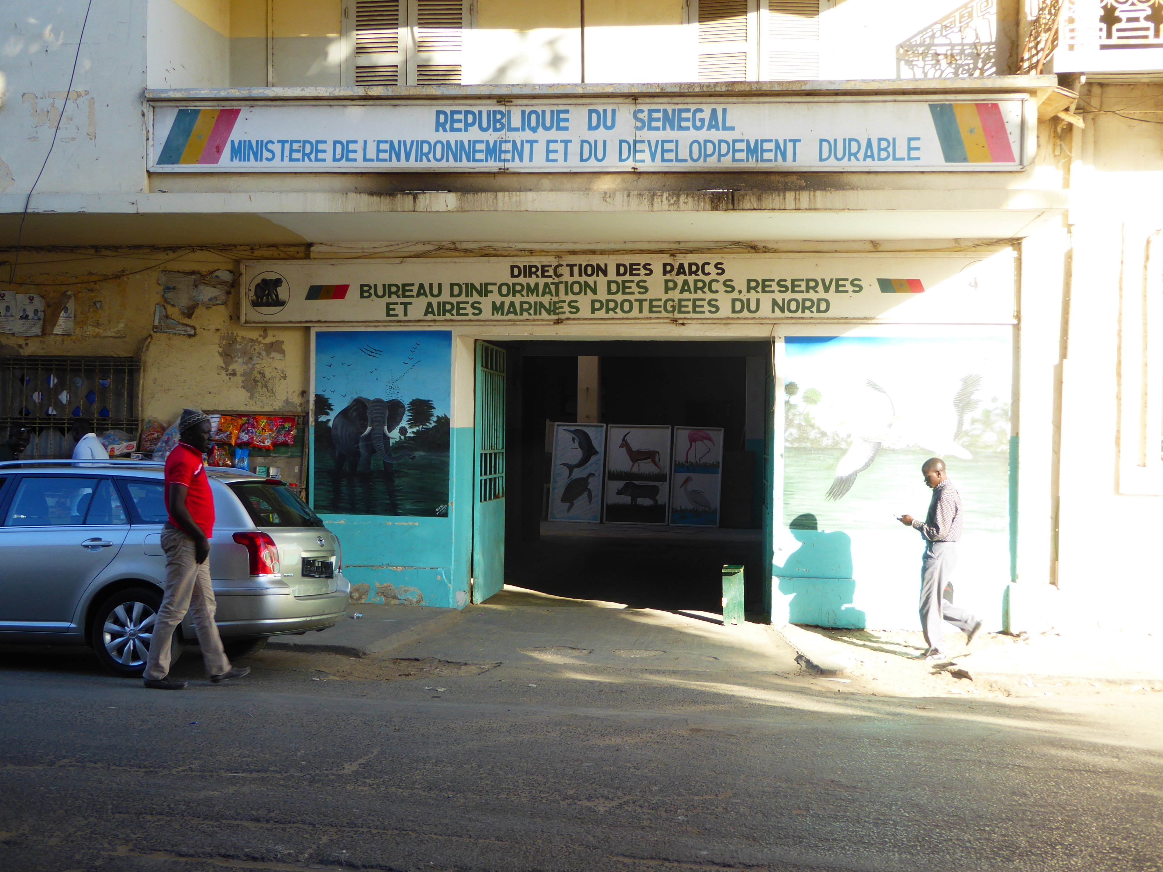 Ironically, the most run-down government building houses the Ministry for Sustainability.