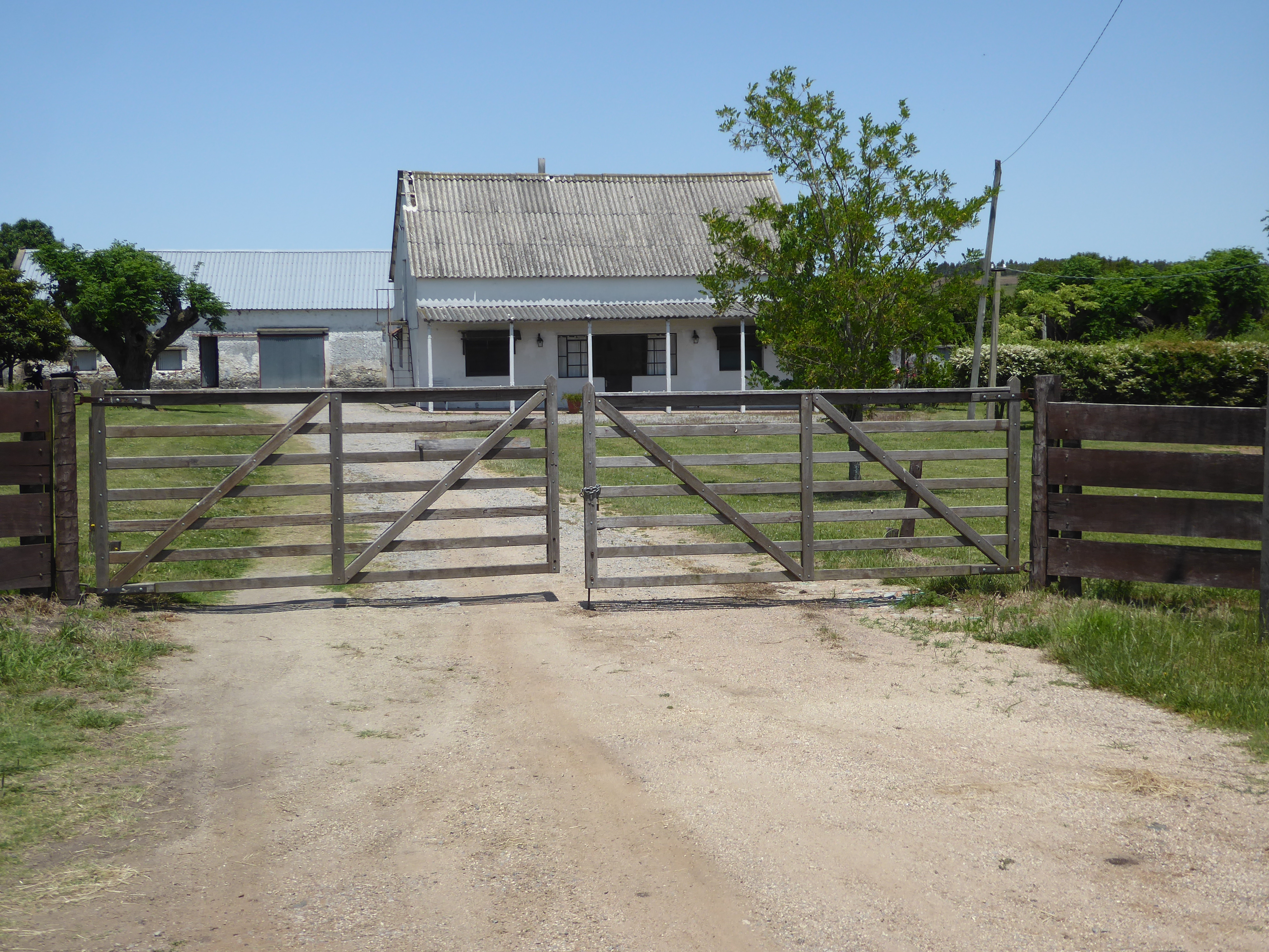 But how's this for an archetypal farmstead? I'm assuming the gate squeaks a bit.