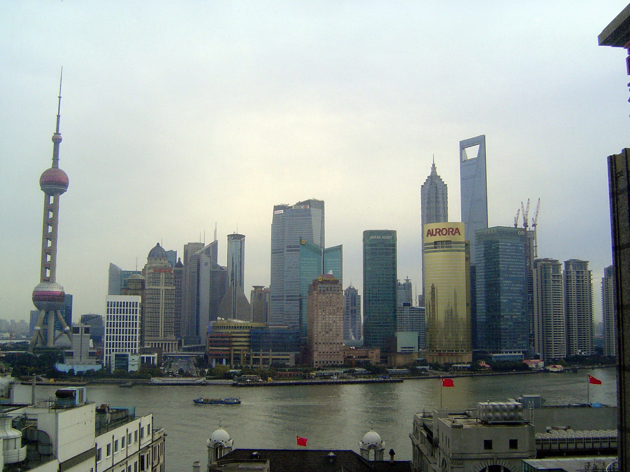 Come morning, the skyline looks hungover.