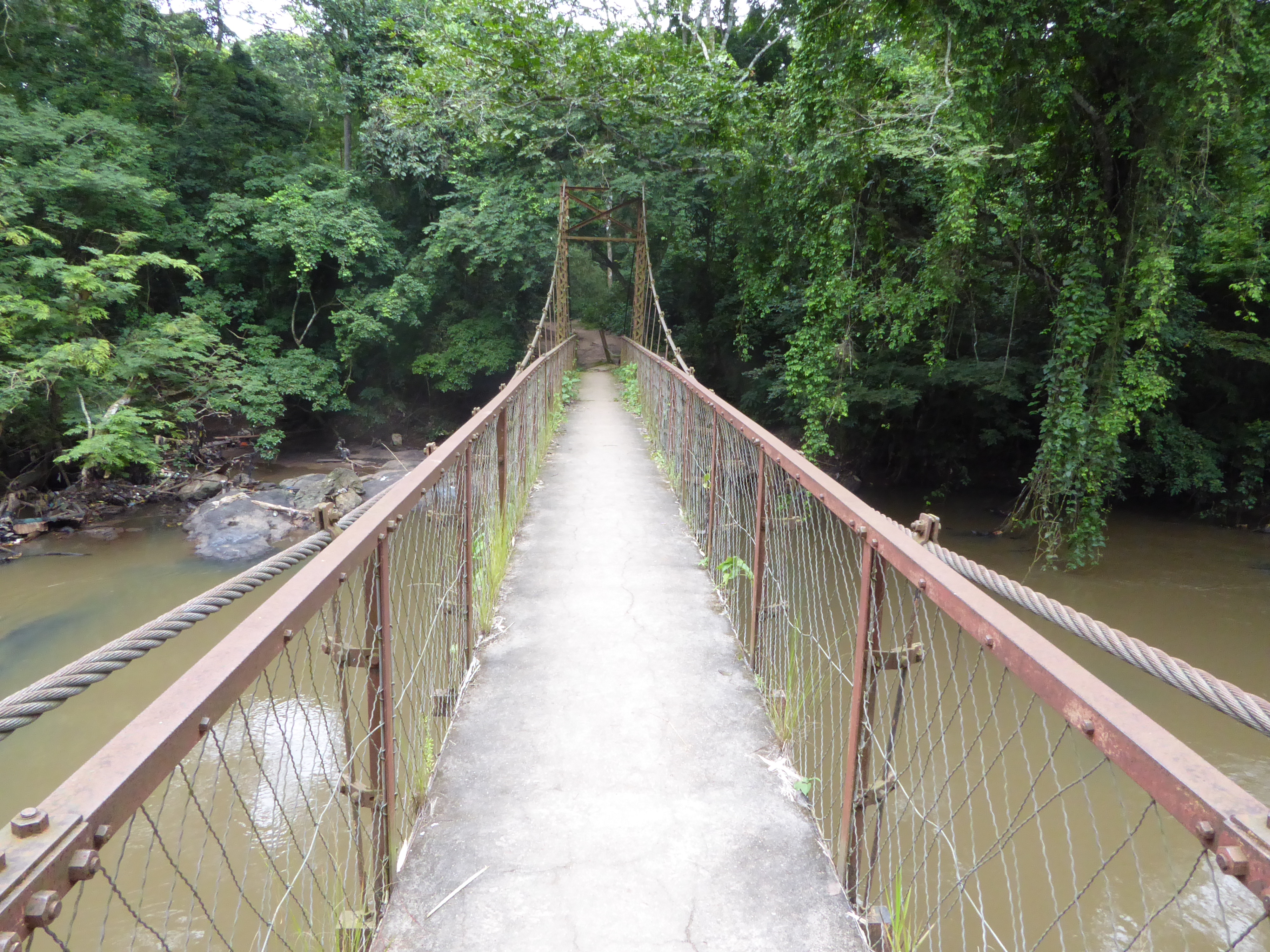 In 1935 the local British administration built this bridge across the river. Would it have been tolerated if Yoruba religion had still been