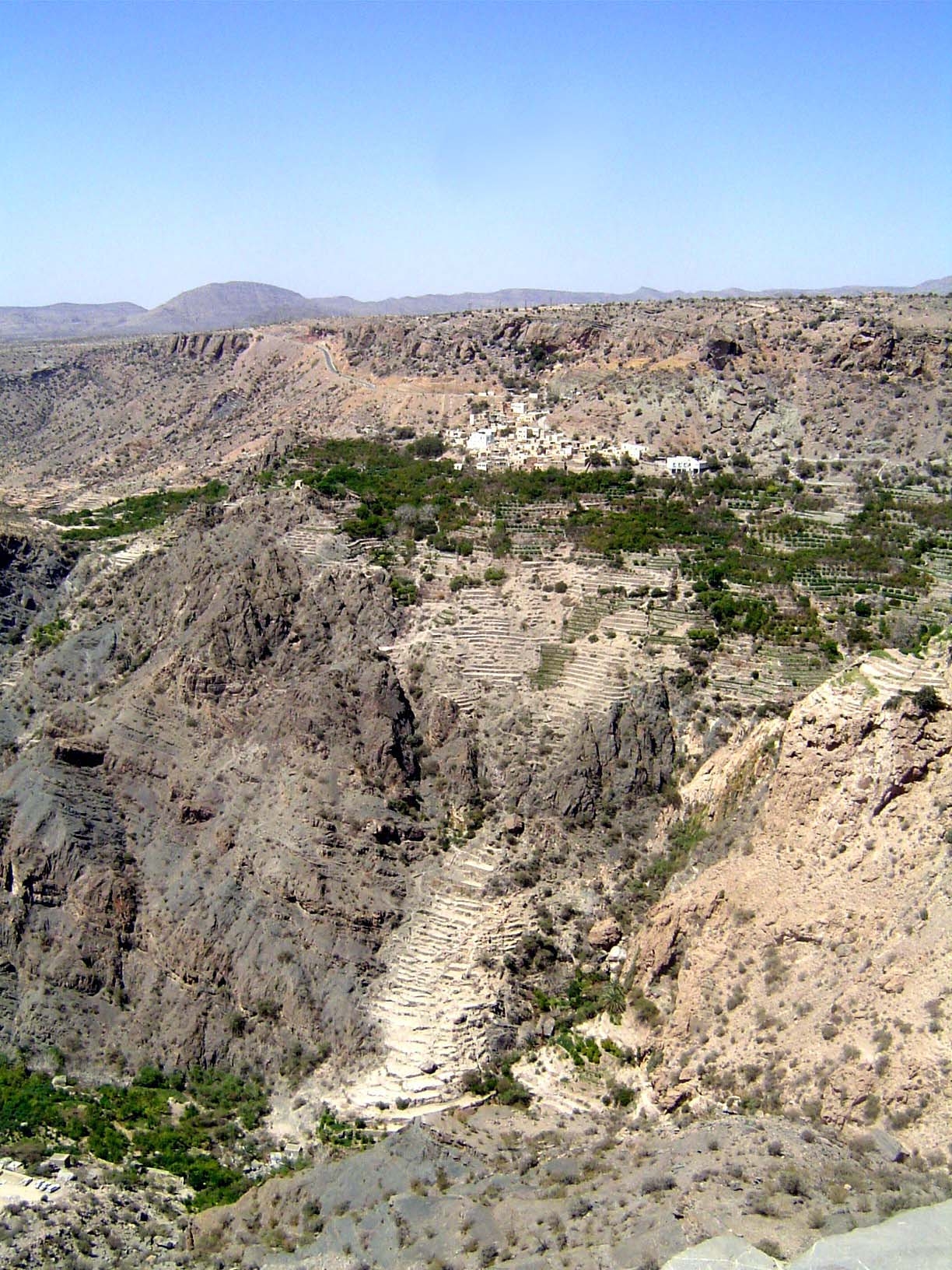 The terraces are perilous but extremely old and, surmisedly, of Persian origin.