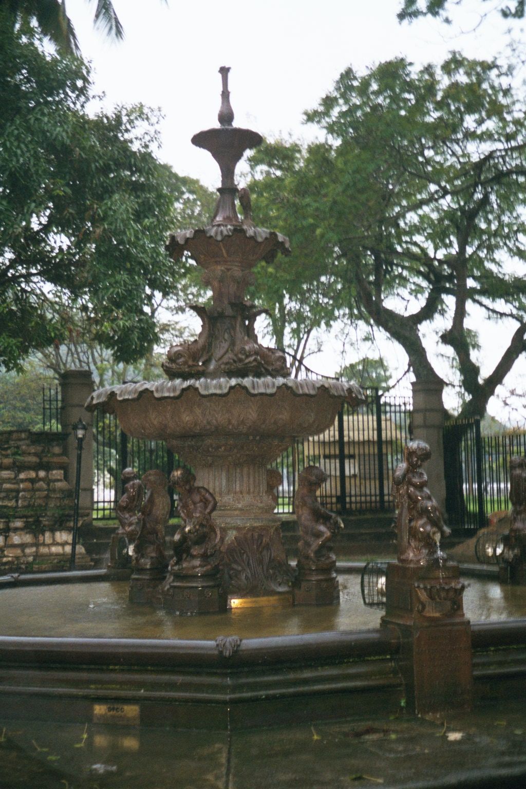 Walk along the esplanade and you'll pass this coffee planters' memorial.
