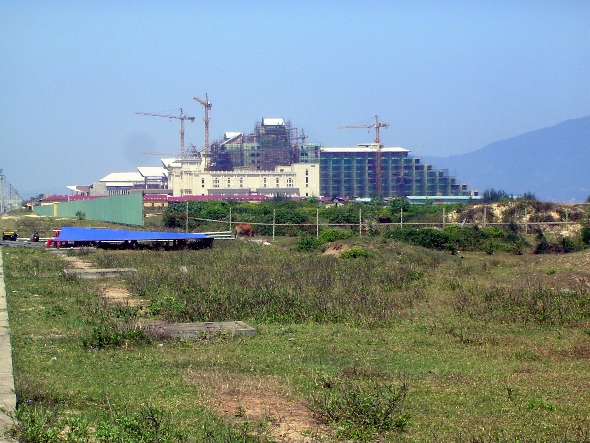 South of Da Nang, hotels rise at China Beach.