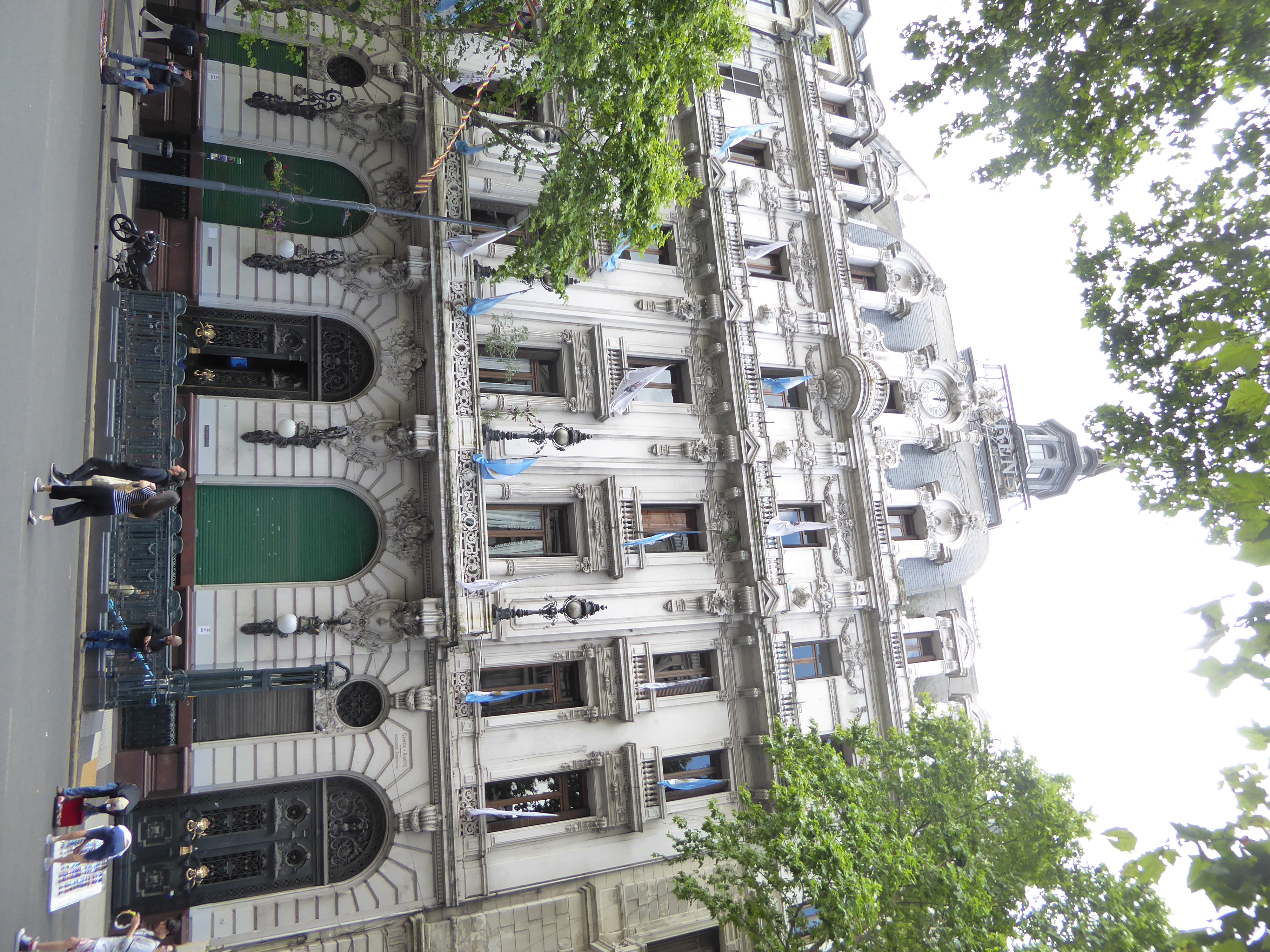 The avenida was soon lined with grand buildings that might have satisfied Baron Haussmann. Here's what is now the Casa de Cultura, run by th