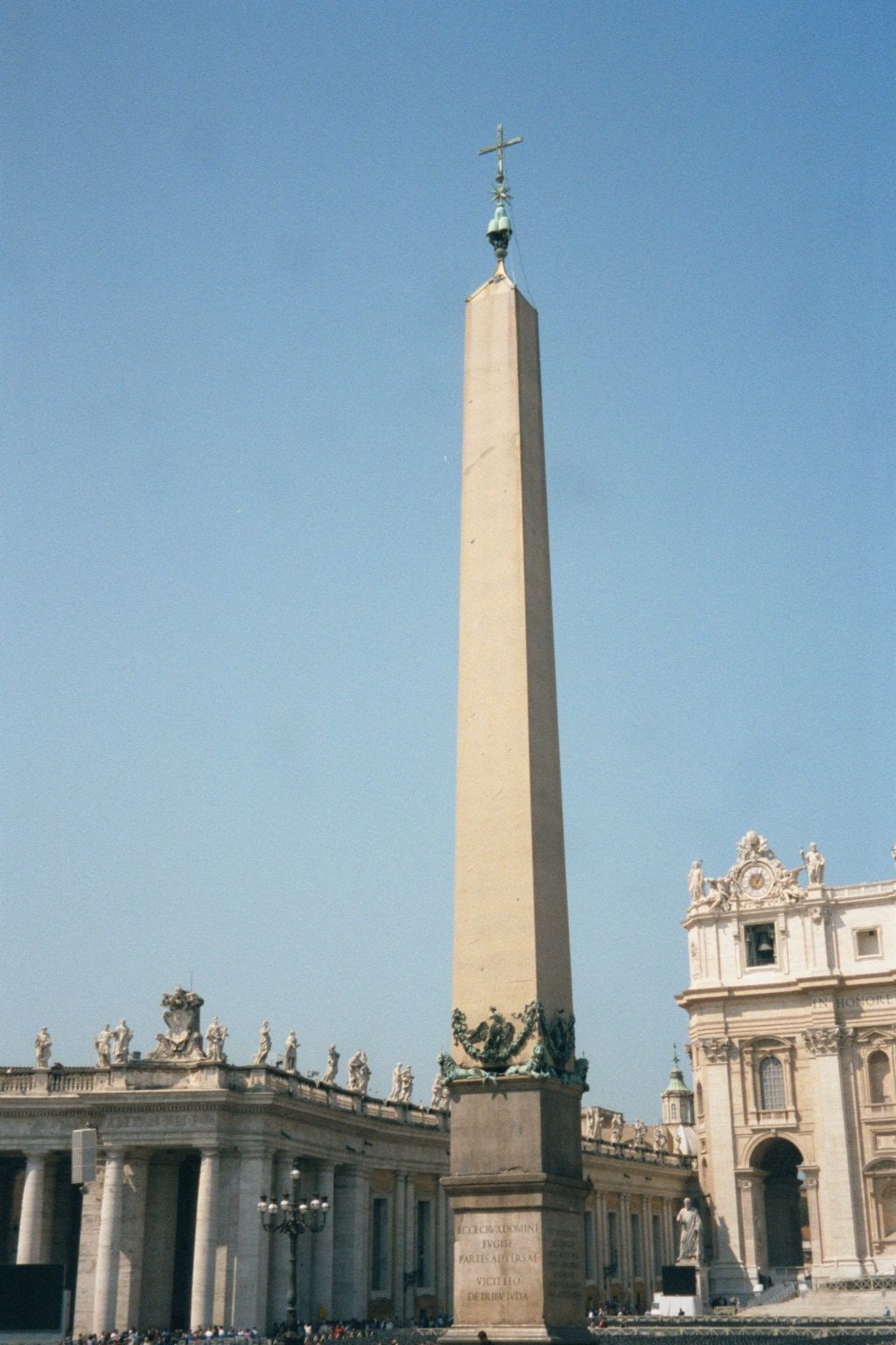 The ancient Romans, who knew masonry, imported half a dozen obelisks from Egypt. Caligula ordered this one, which was moved to St. Peters Sq