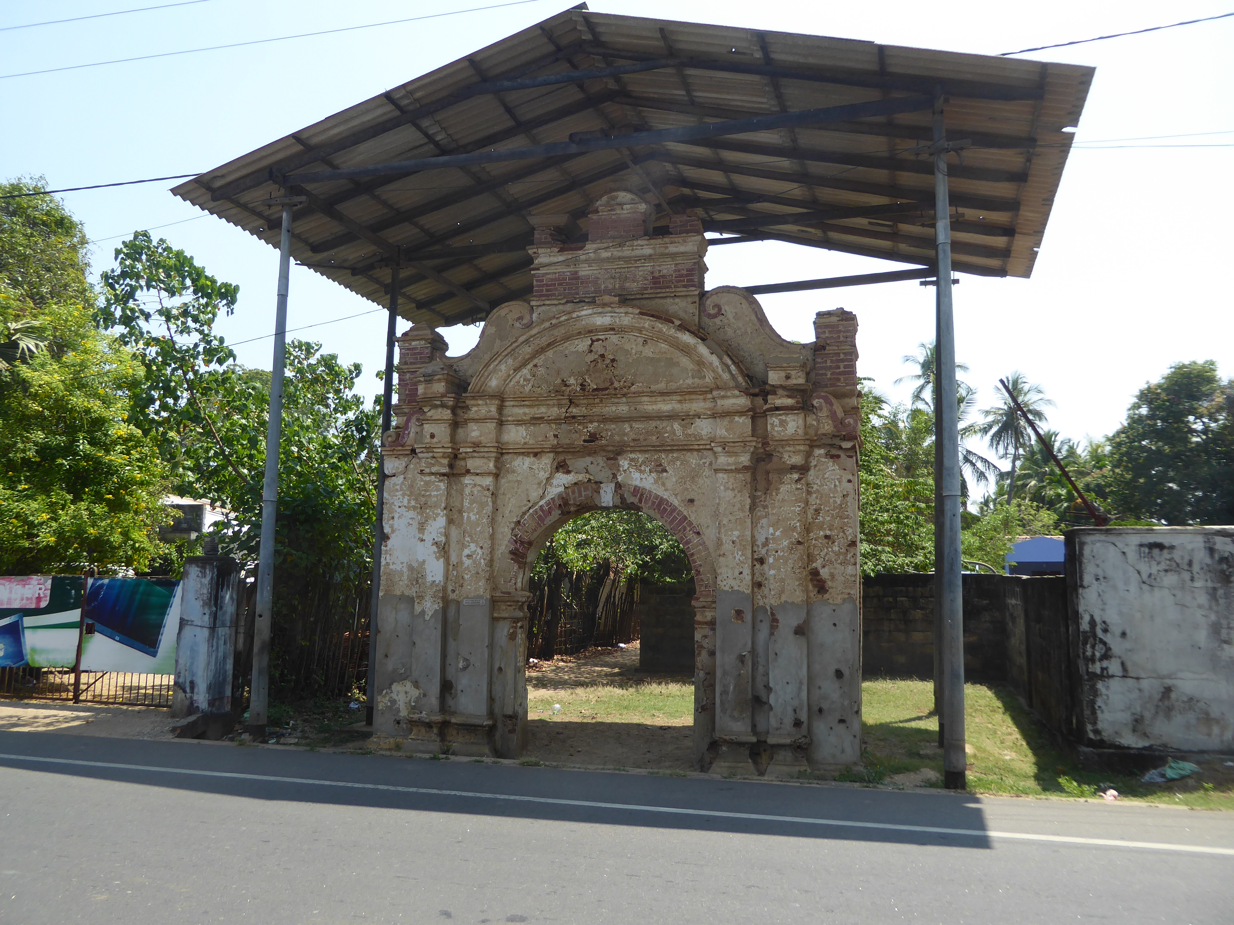 The formula originated here, at the Cankilian Thoppu or Cankilian Gateway to the palace of Cankili II r. 1617-1619. Cankili was taken to Goa
