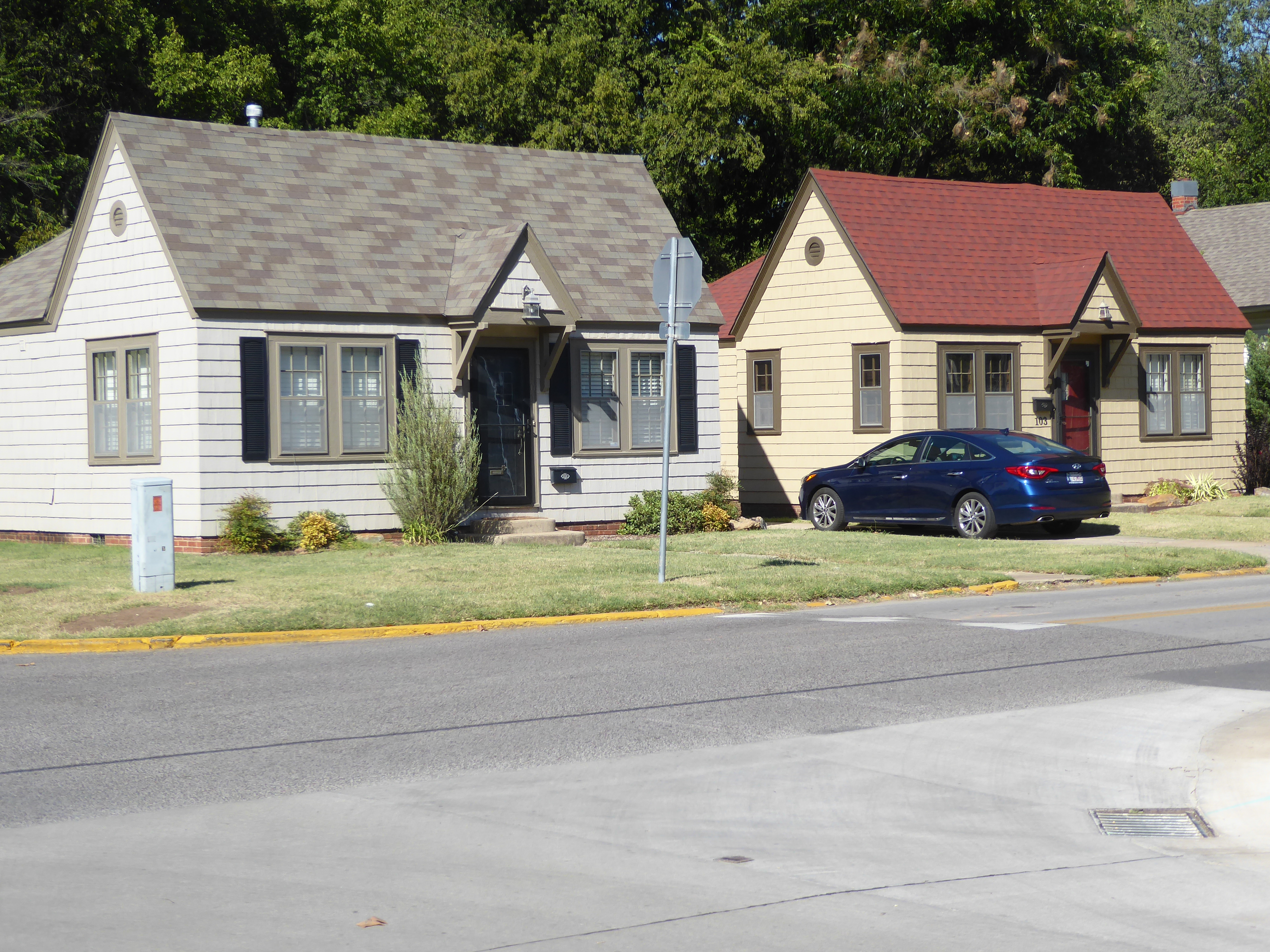 Housing of the era could be very simple.