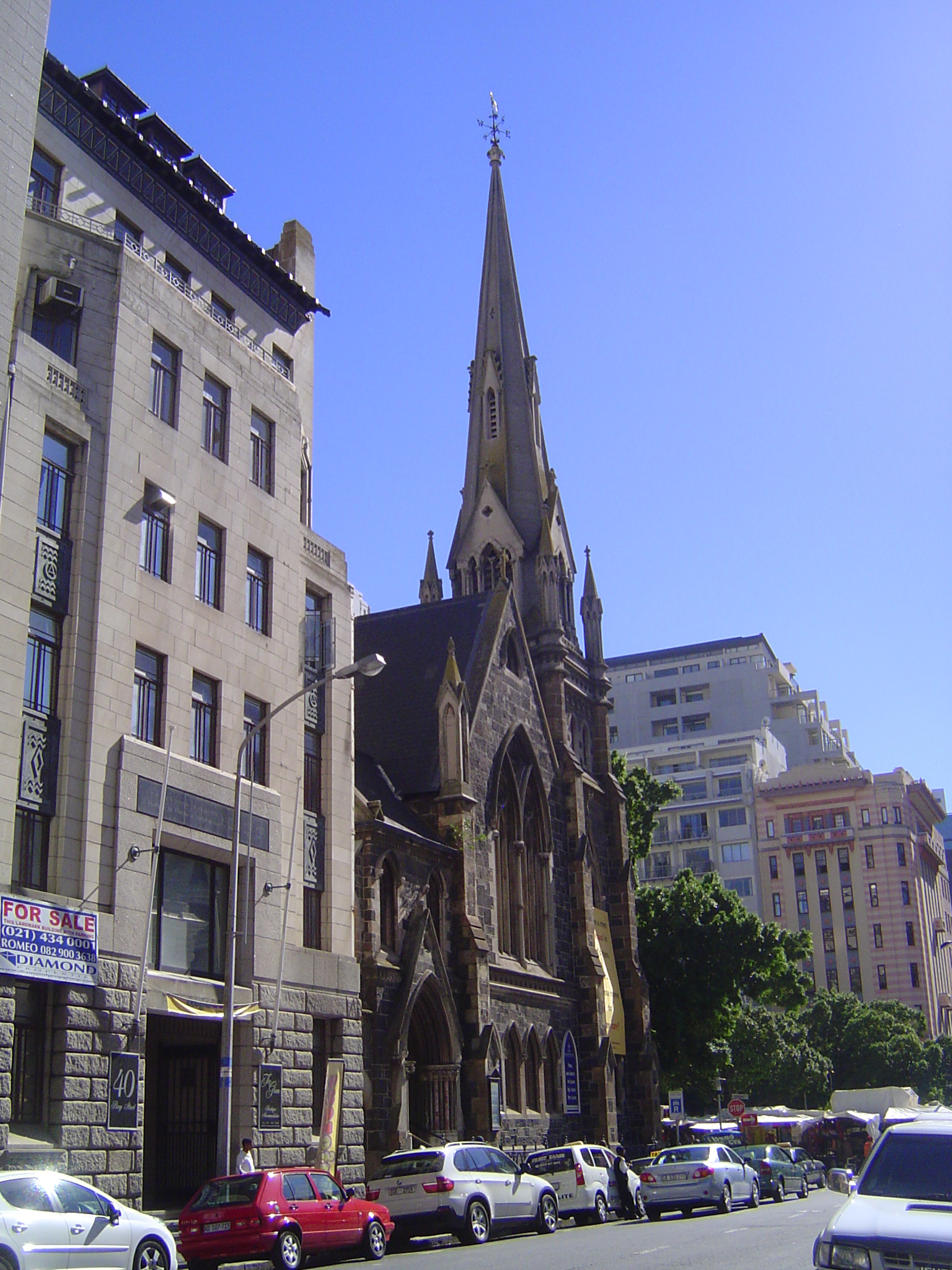 The Metropolitan Methodist church was built to serve the needs of a congregation dating from the British arrival at the Cape. The architect