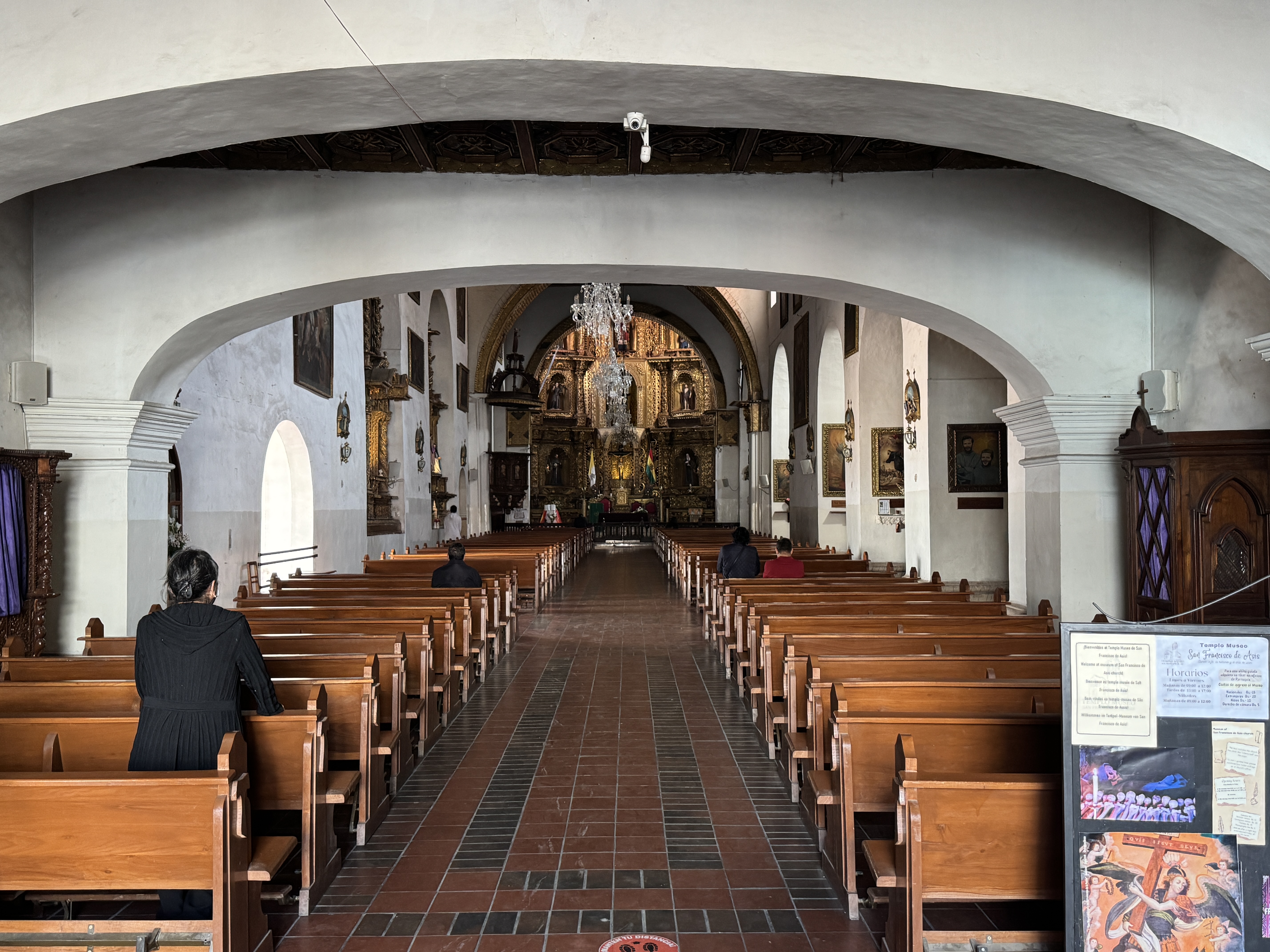 The minute I walked into Saint. Francis, I knew it was special.  I think it was that low arch.