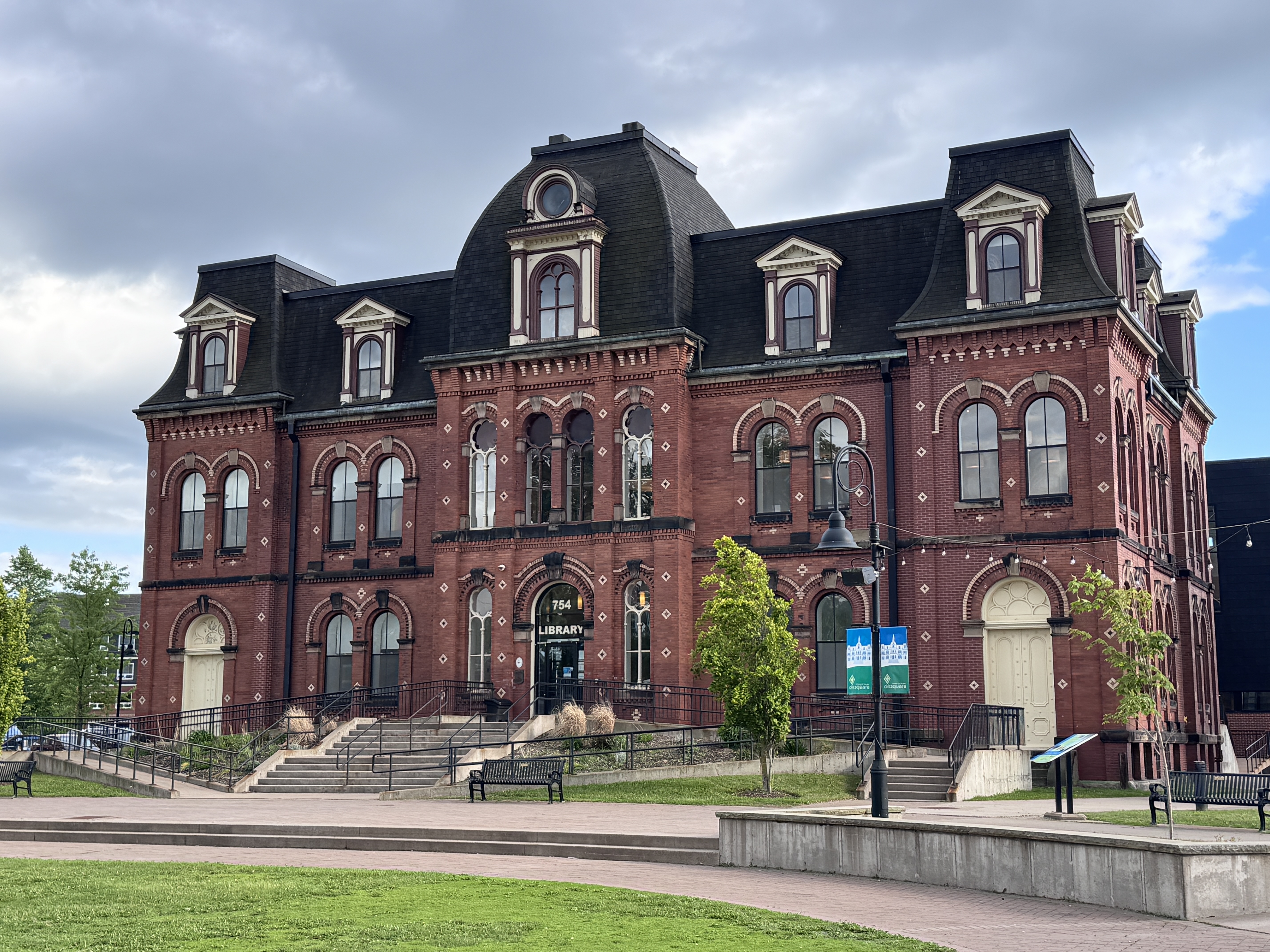 If you prefer high collars, you should see the public library, which was the Truro Normal College from 1877 to 1961.  I bet students in the