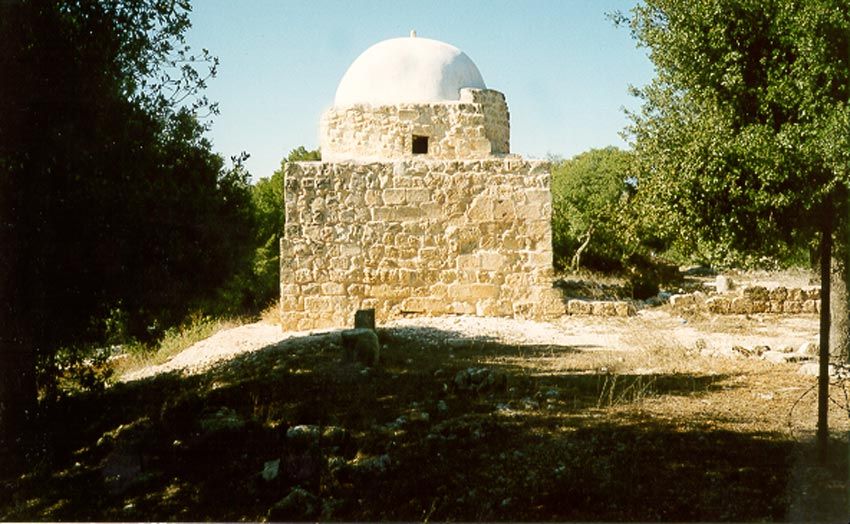 Some of the oldest buildings in the rural West Bank are tombs like this one, freshly rehabilitated by the Palestinian archaeological departm