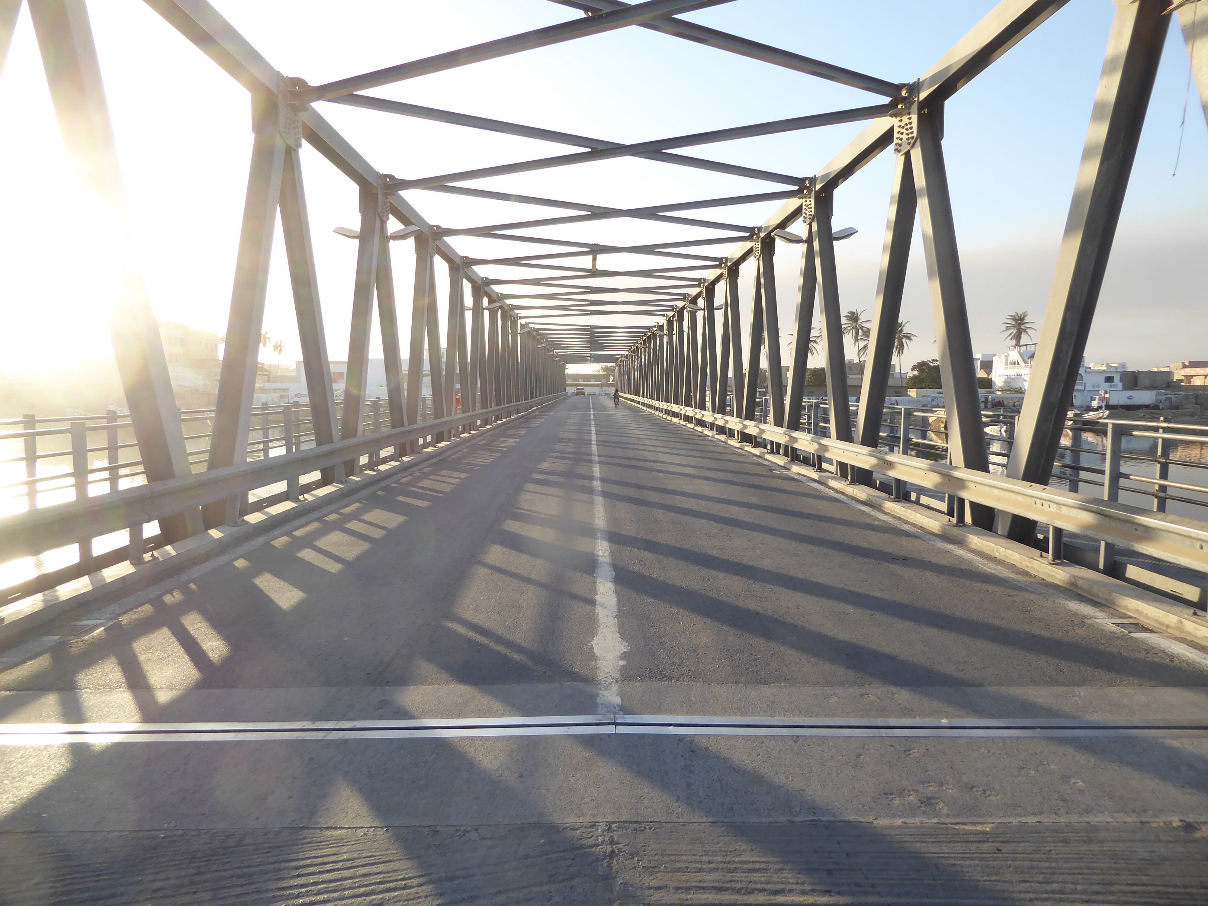 There are two bridges across to Barbarie. This is the newer of the two, the Chinese-built Masseck Ndiaye Bridge. It's named for a former may