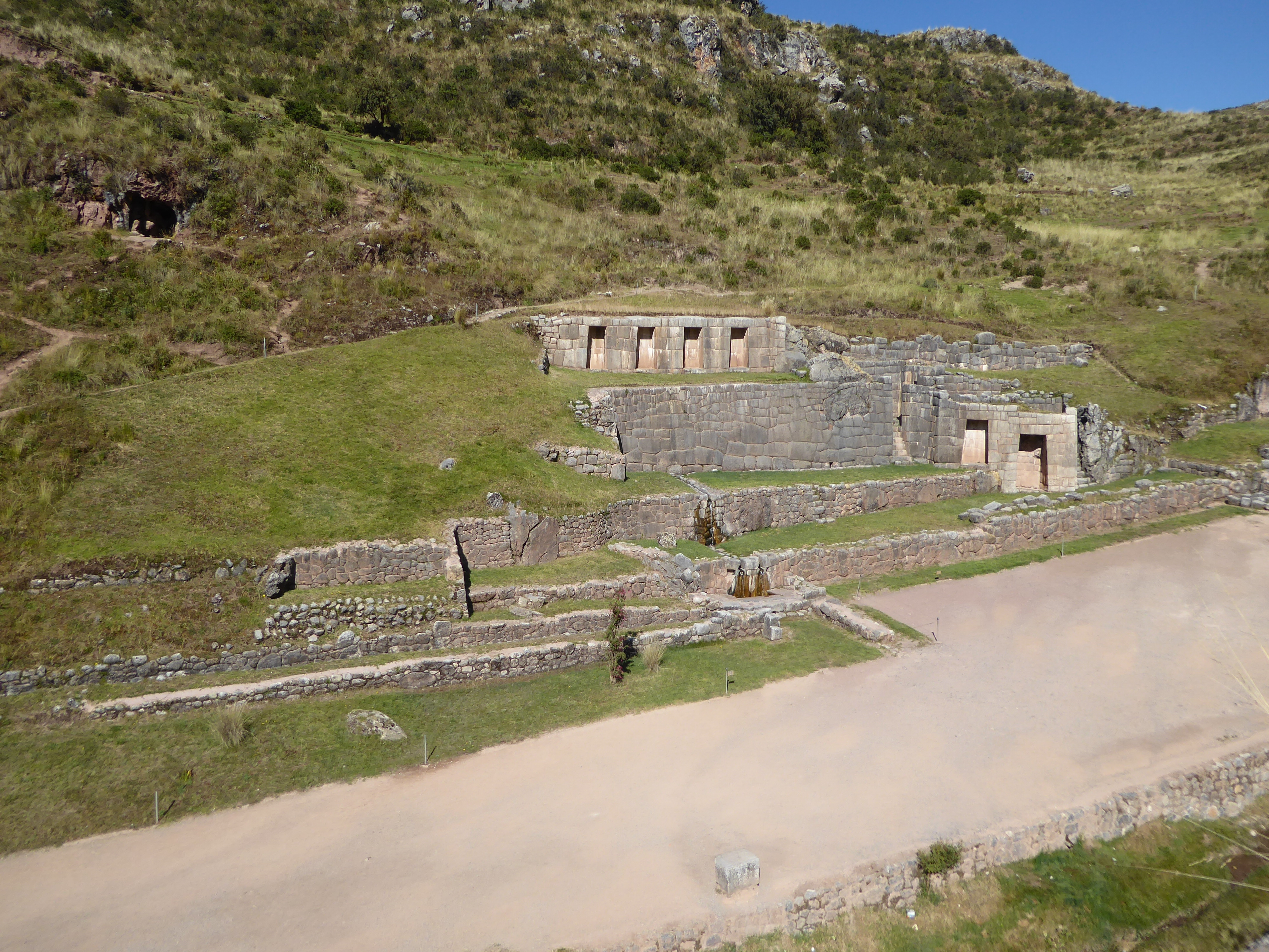 Here we are. Nobody can tell you much about this place, and it's certainly been restored a bit. See the photo in Hiram Bingham's article in