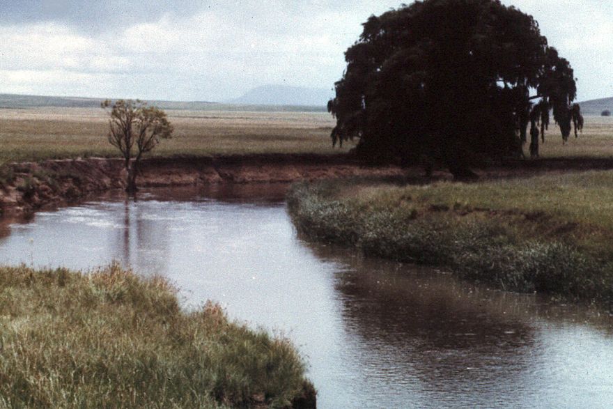 The country was irresistable to Europeans, once they had the power to take it. This is the Klip River, a branch of the Vaal.