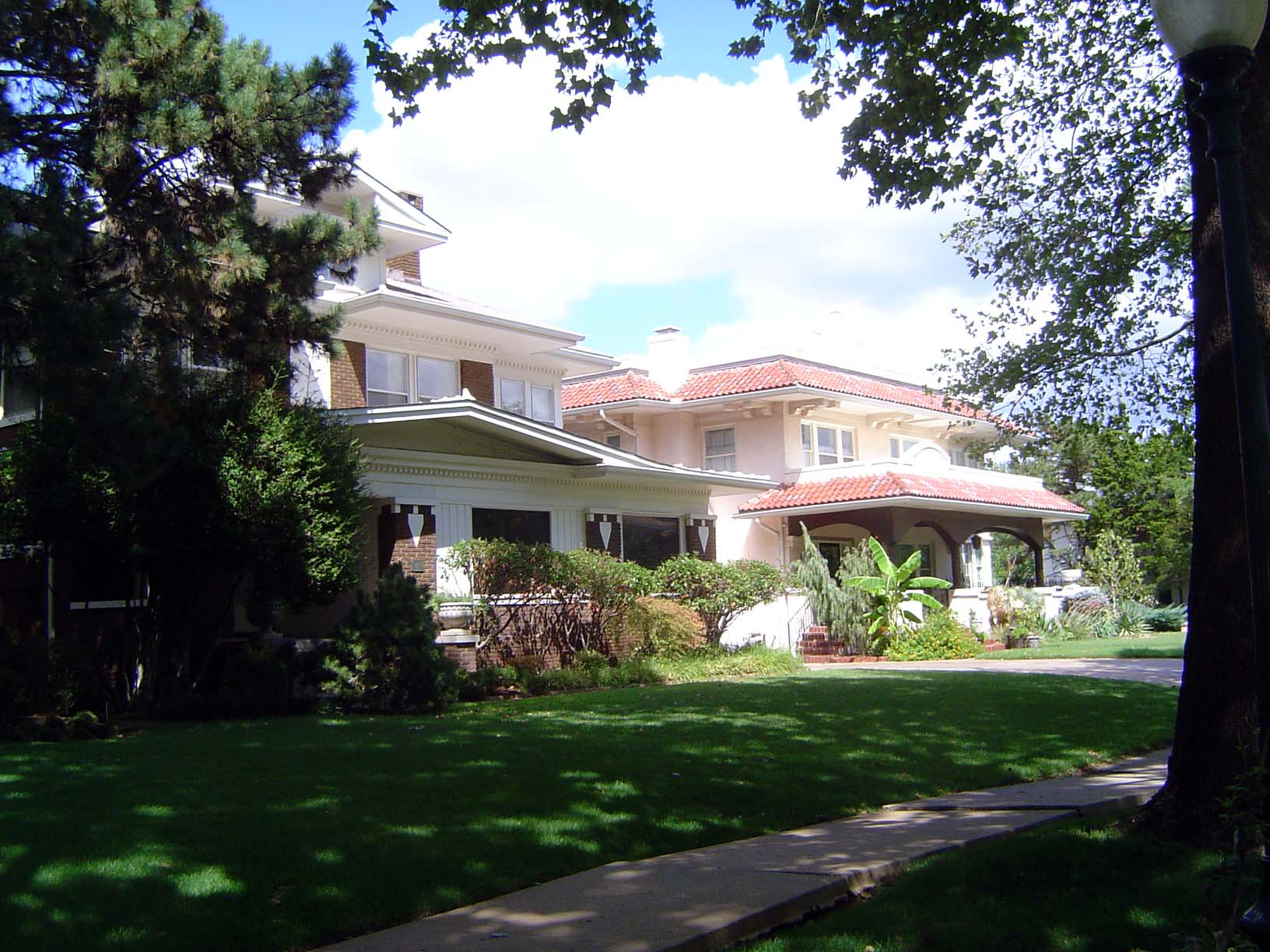 Across the street. The house on the left sold in 2005 for $395,000.