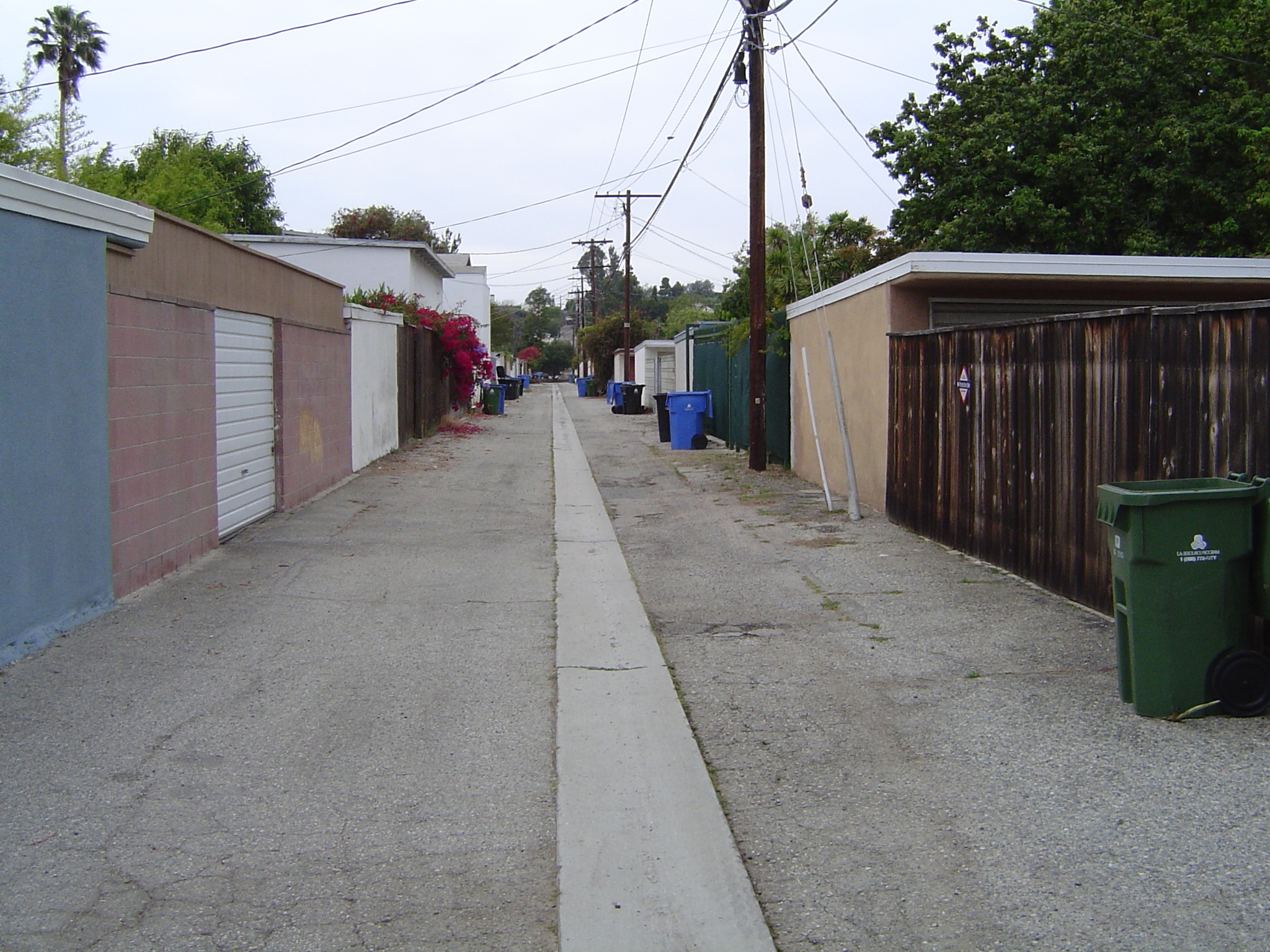 The alley in question.