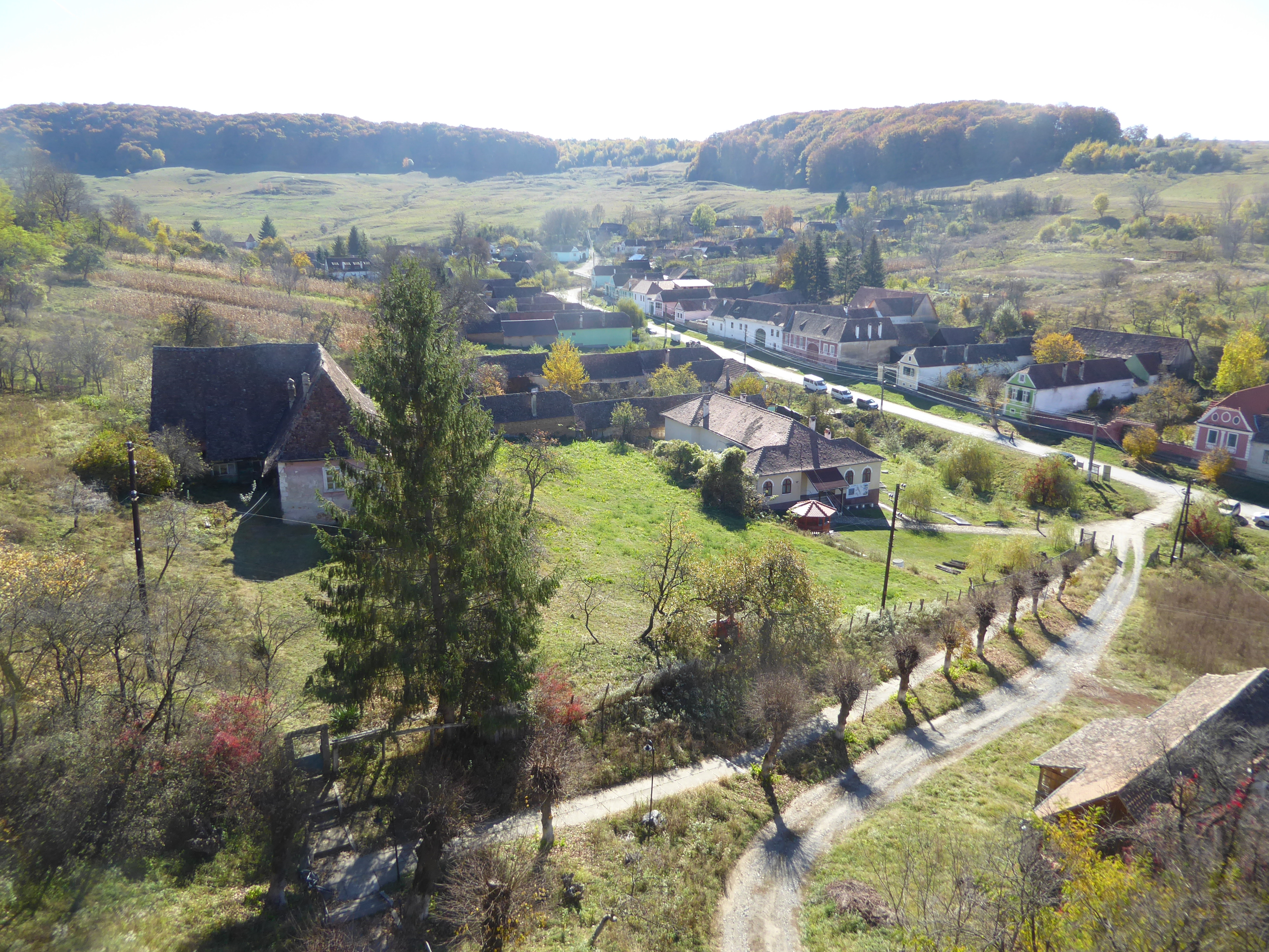 And up the main stream. The vineyards are mostly gone but were only a 19th century introduction. For a time they made the village one of the