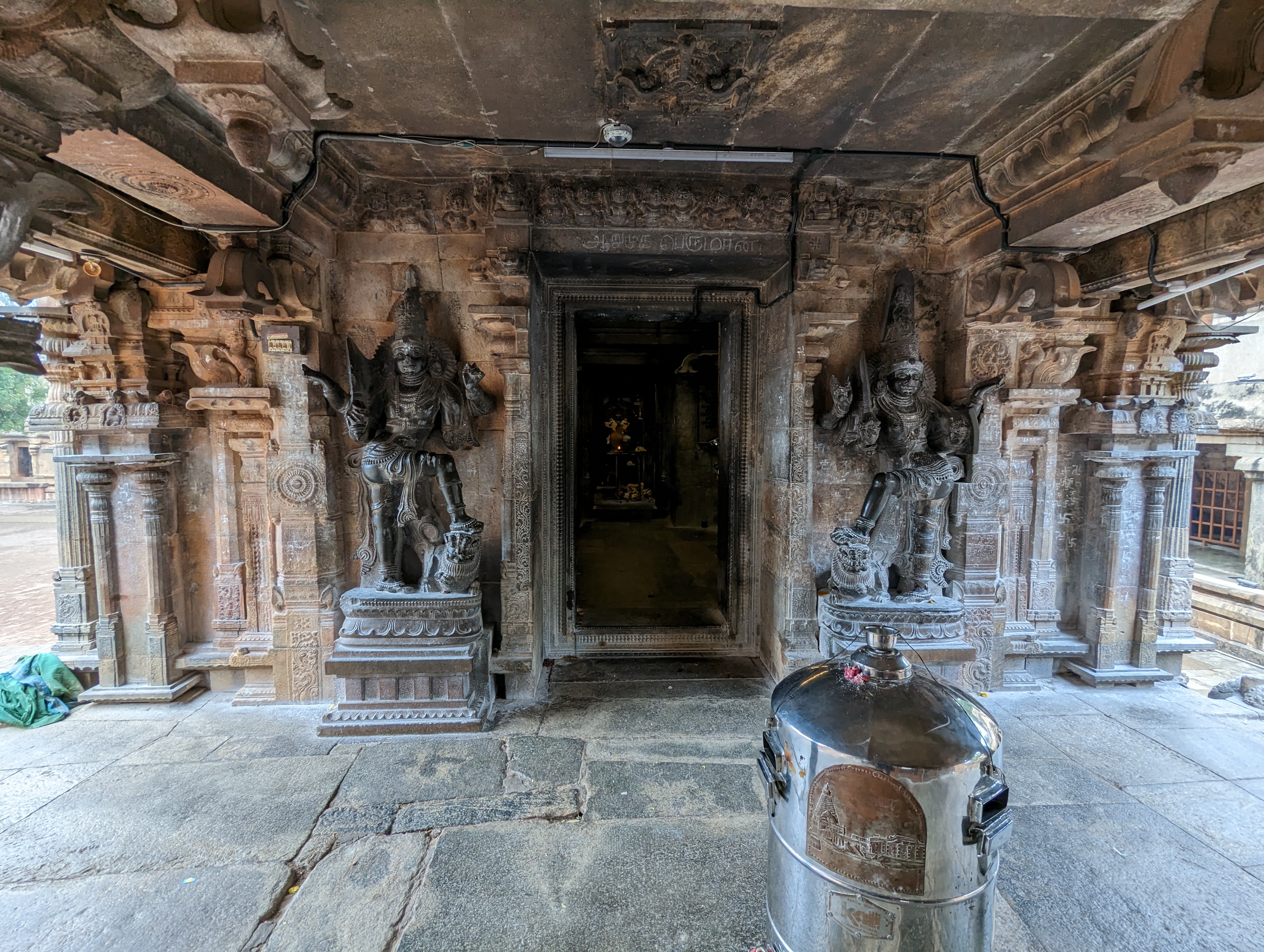 Just because it's smaller, this temple is cosier, less intimidating.  Well, excepting those dvarapalas or door guards.