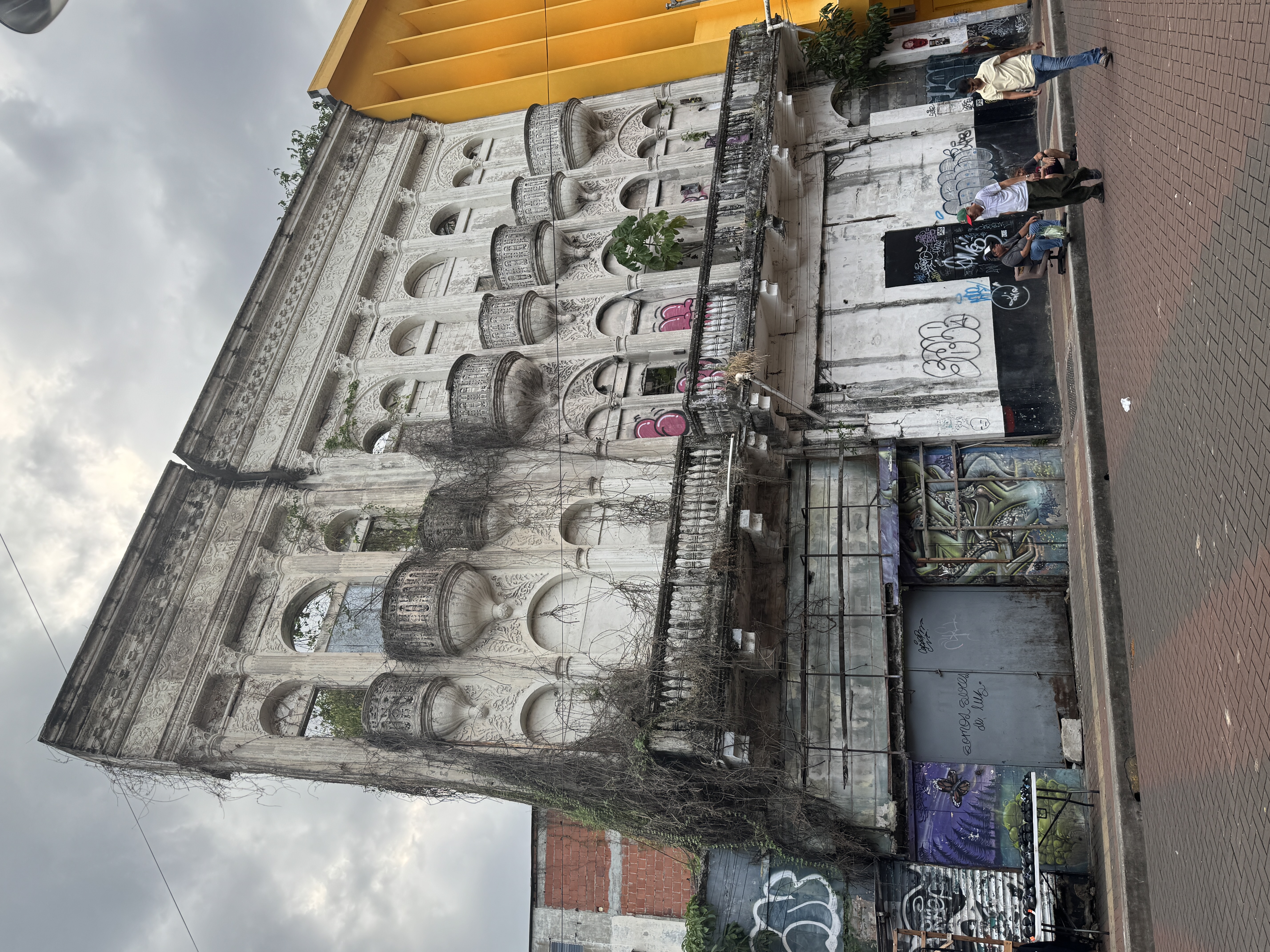 Lots of old buildings need work.