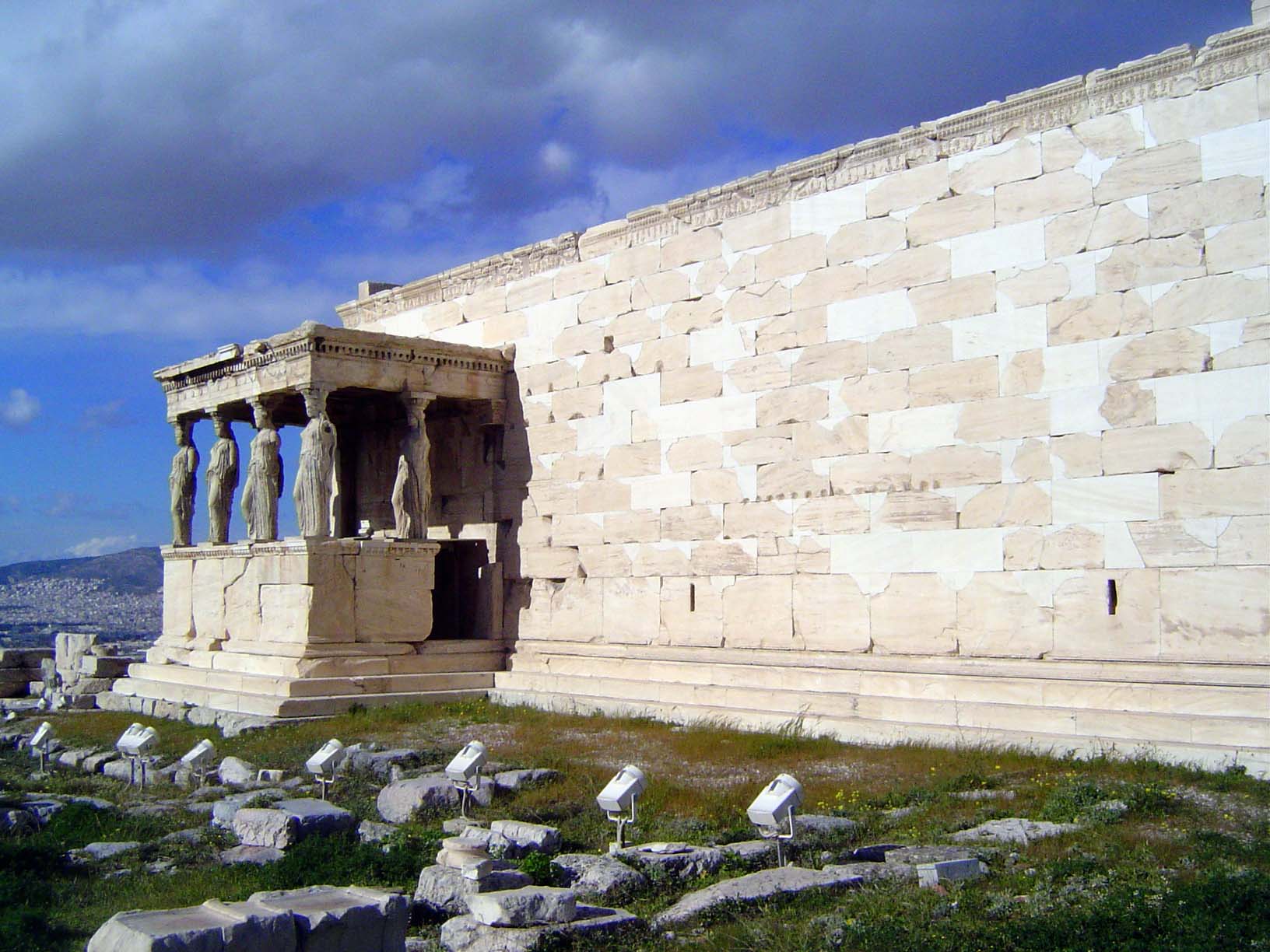 The Porch of the Maidens, popularly called caryatids.