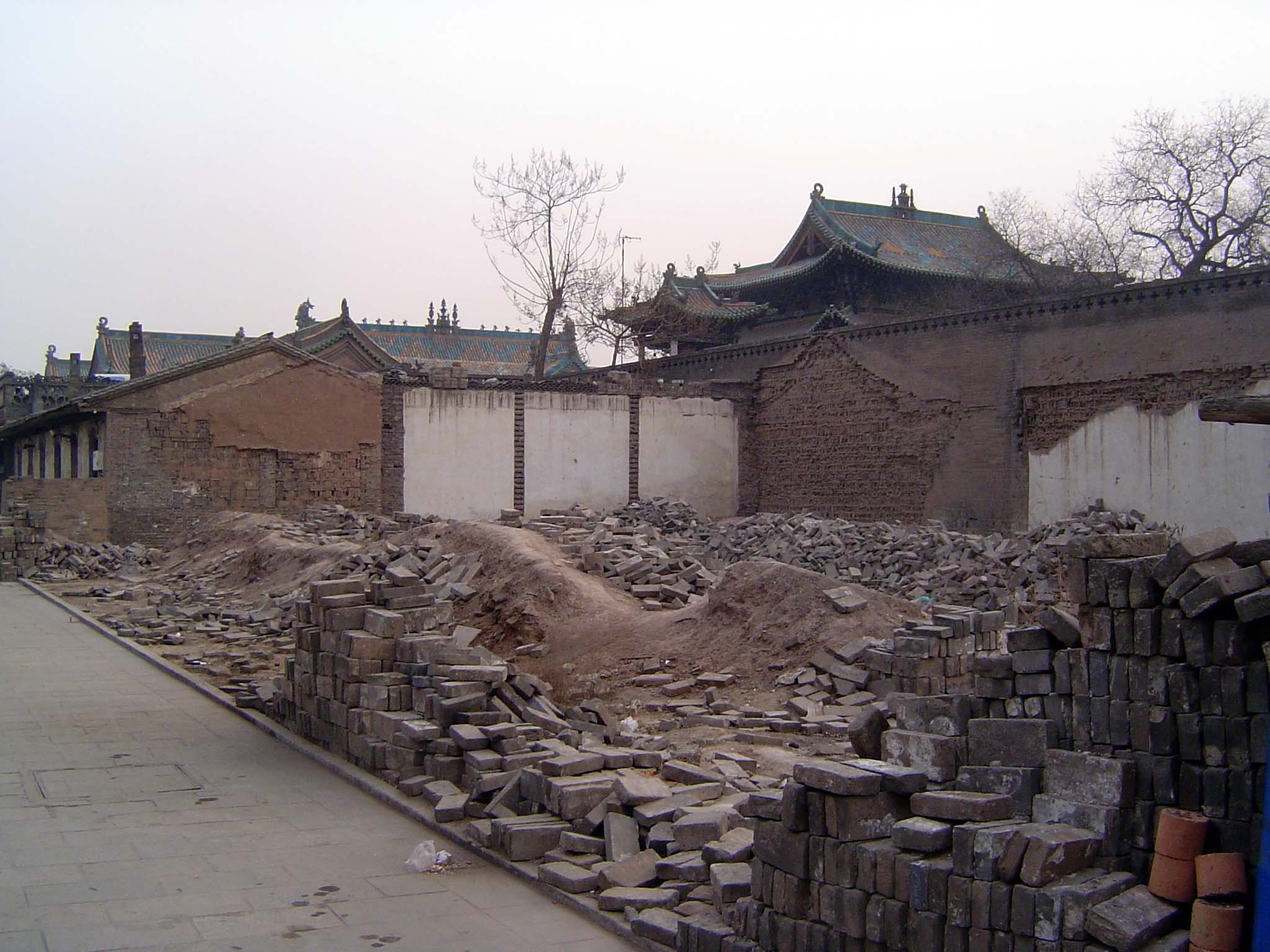 Demolition complete.