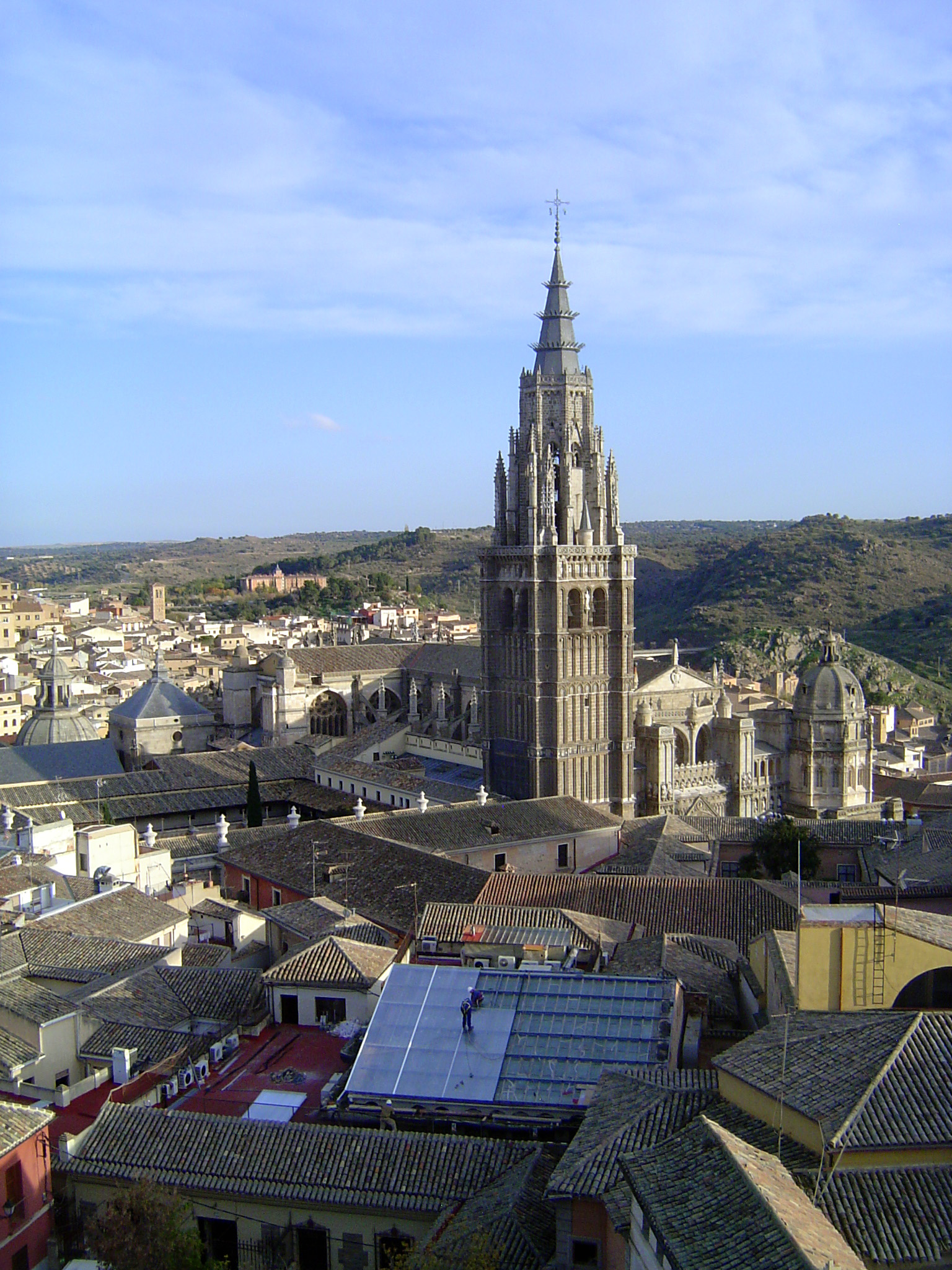 From the church towers, there is a fine view of the cathedral.
