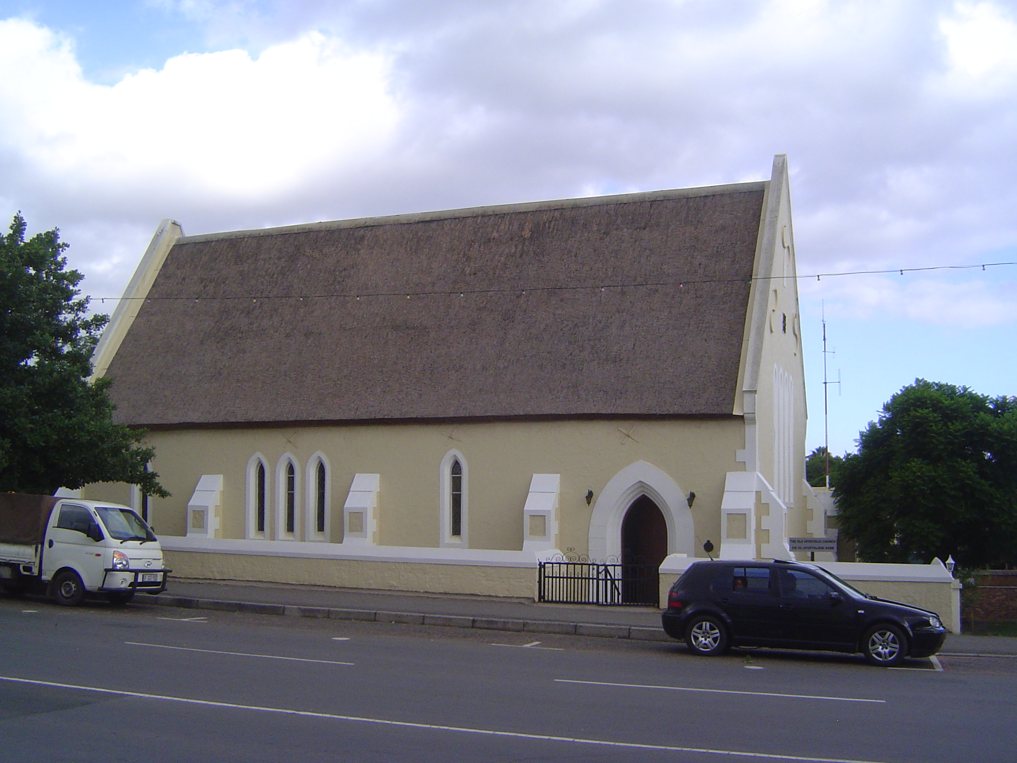 A more churchly church, St Luke's, also on Voortrek St. The oldest church in town, it was built in 1865 as a mission church, that is, a chur