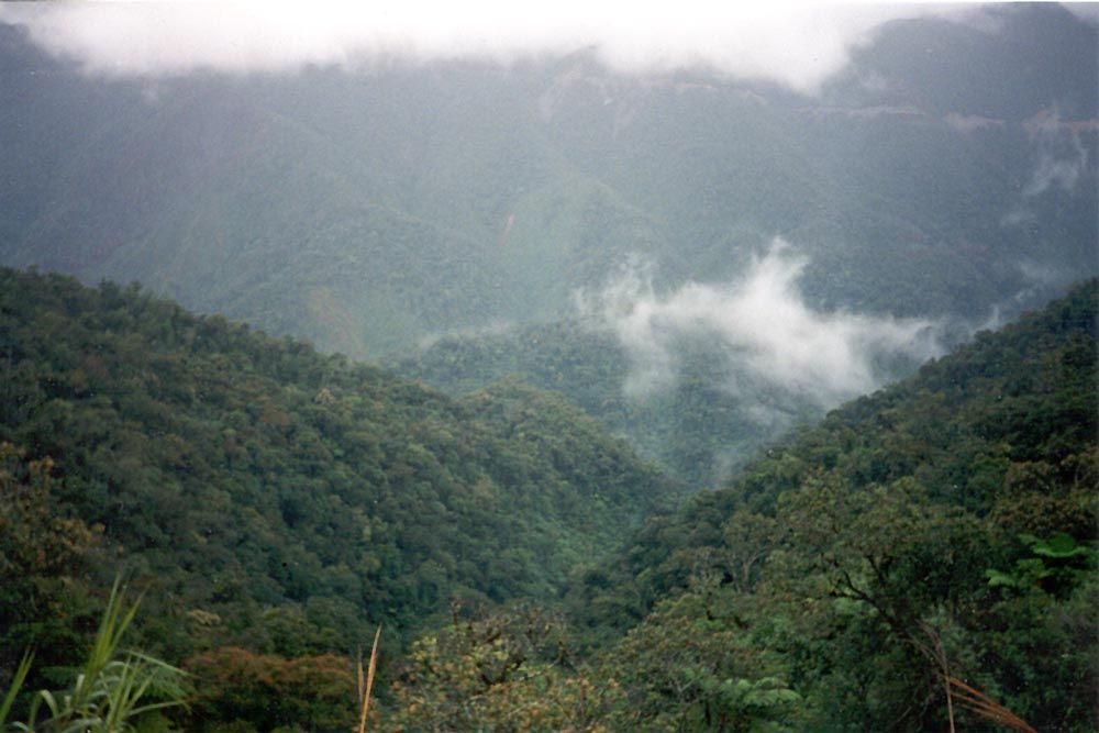 We're about 125 miles north of Manila and on the rugged eastern slope of the Cordillera Central.
