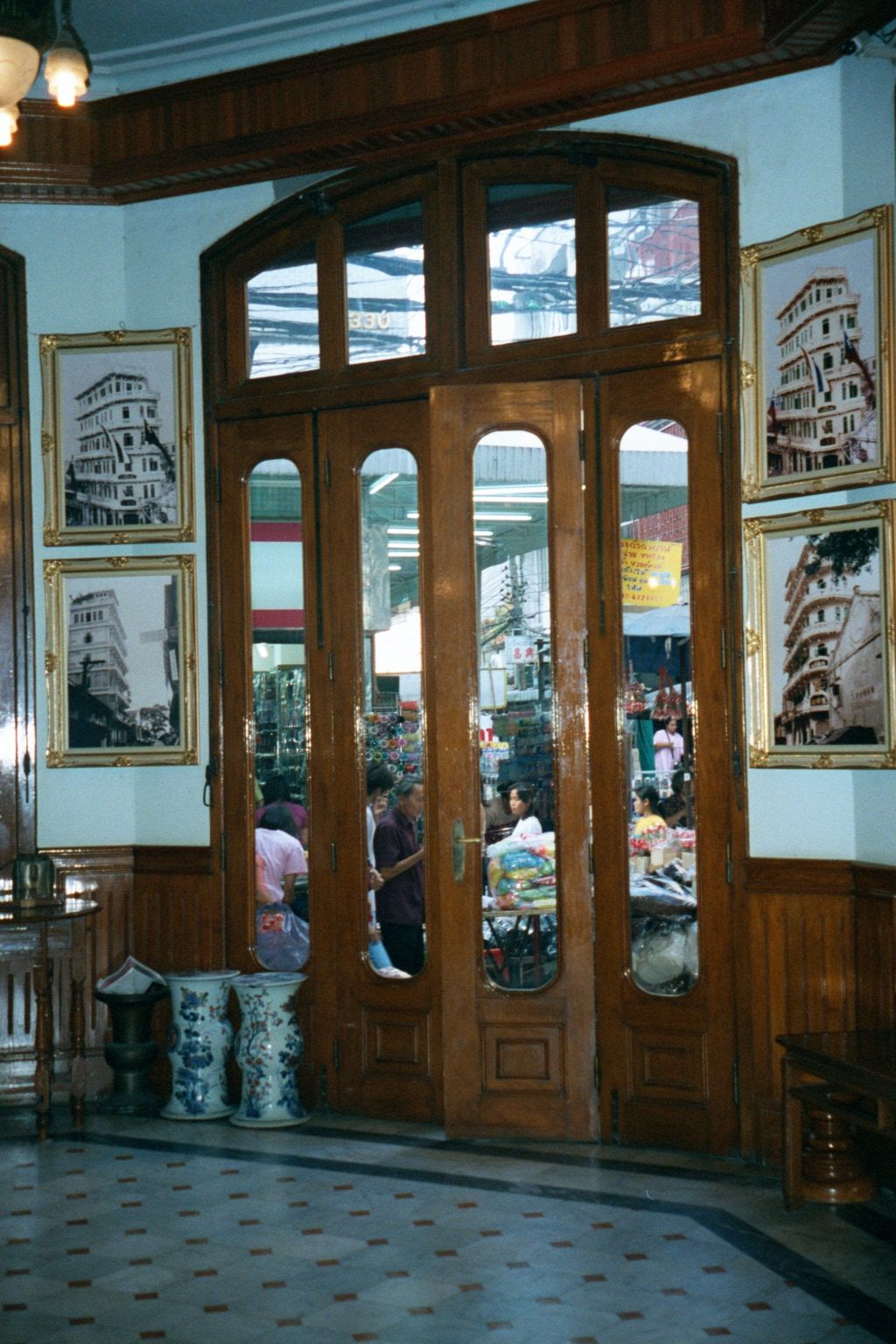 The interior of the store, whose owners are well aware of its history.