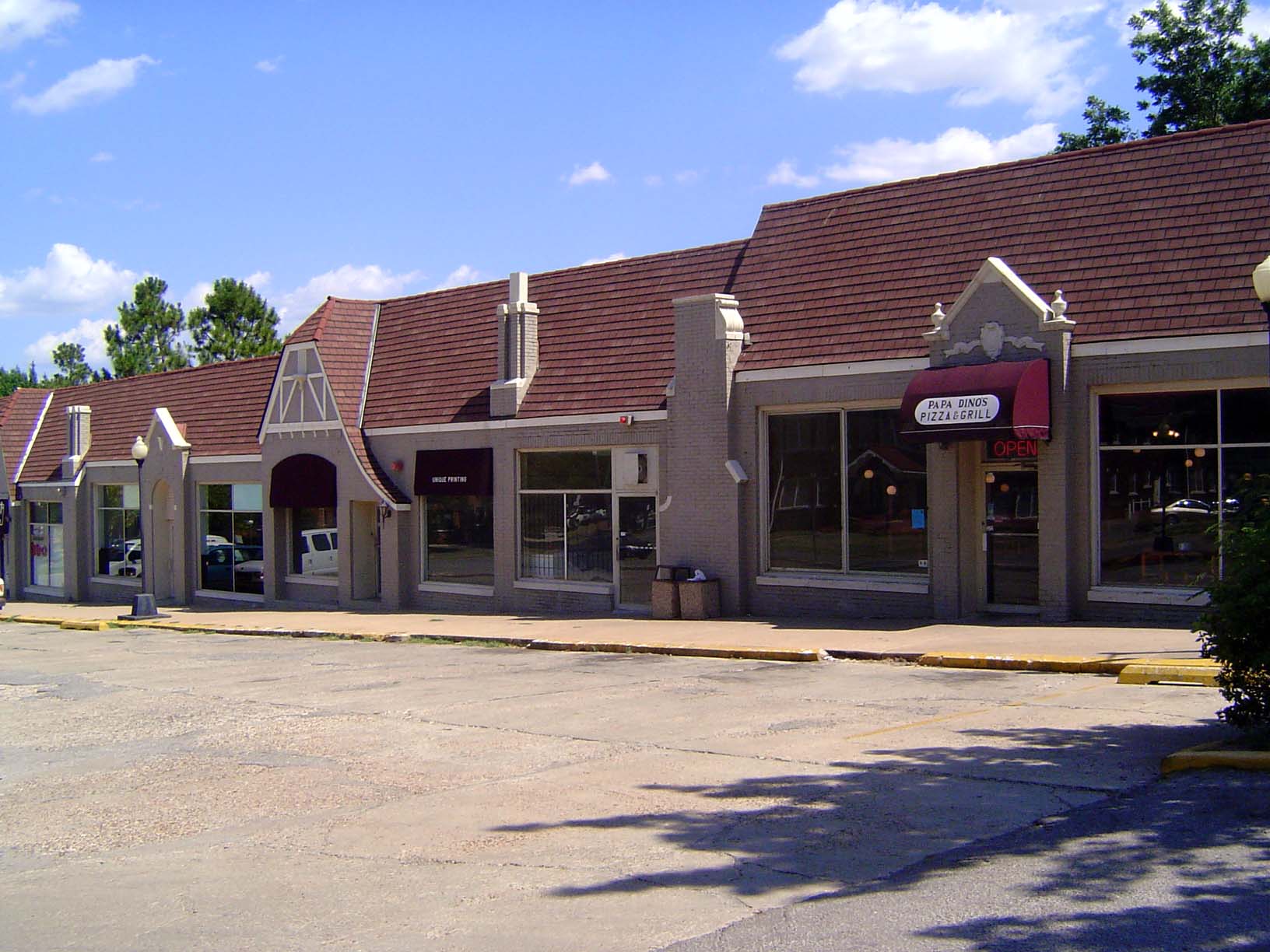 The local shopping center was built in 1928 by Doc Nichols, who by then was at work on another commercial development he called the Spanish