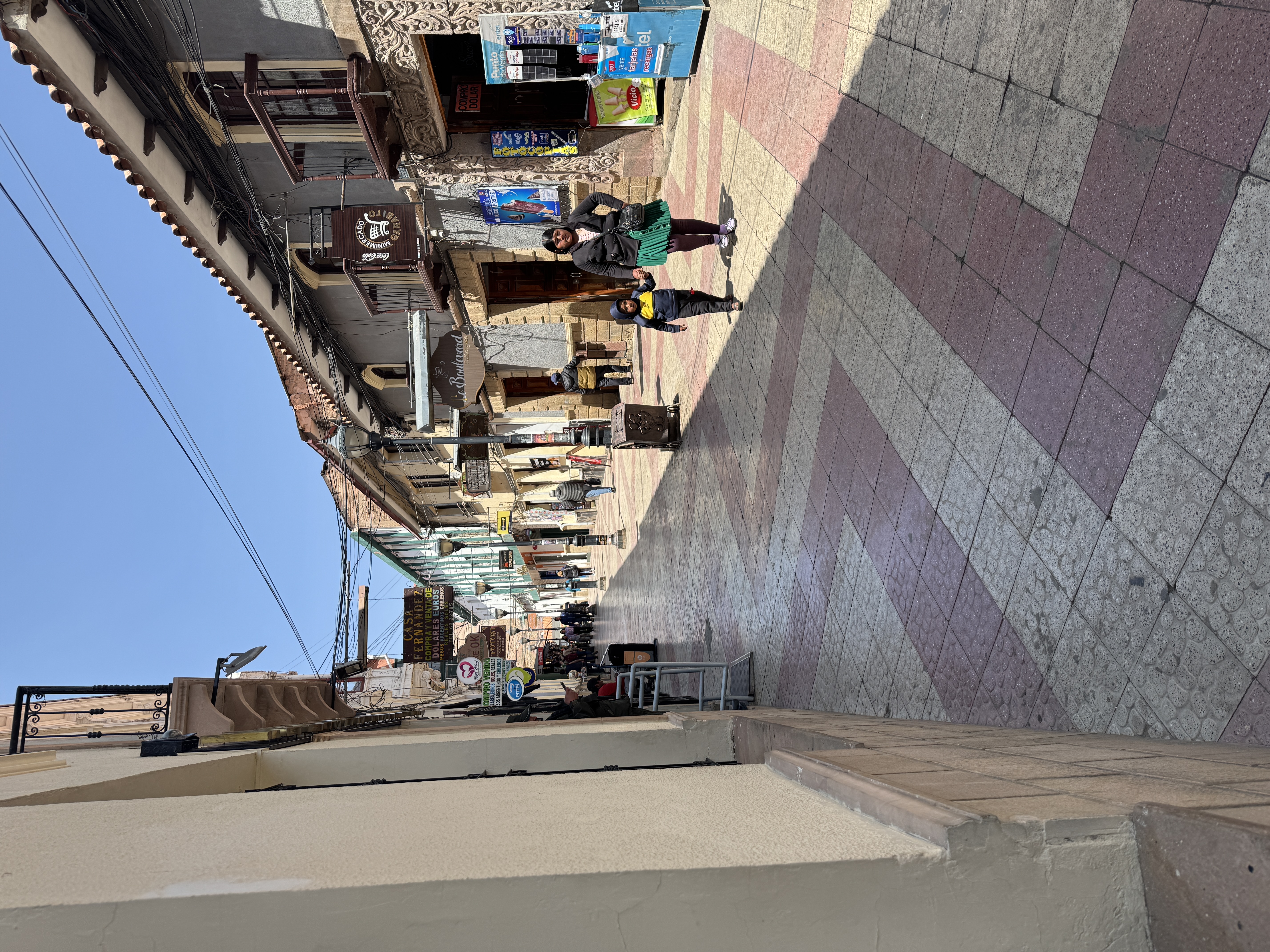 The city now leans heavily on tourists, for whom this street near the plaza has been repaved.