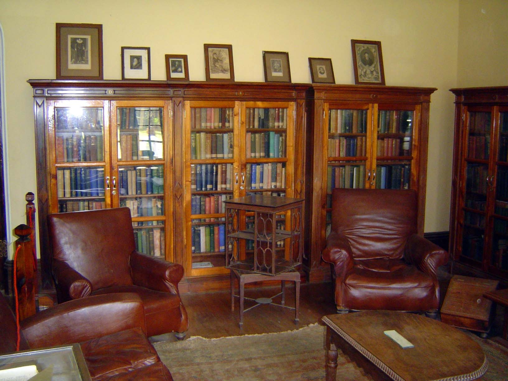 Bookcases.