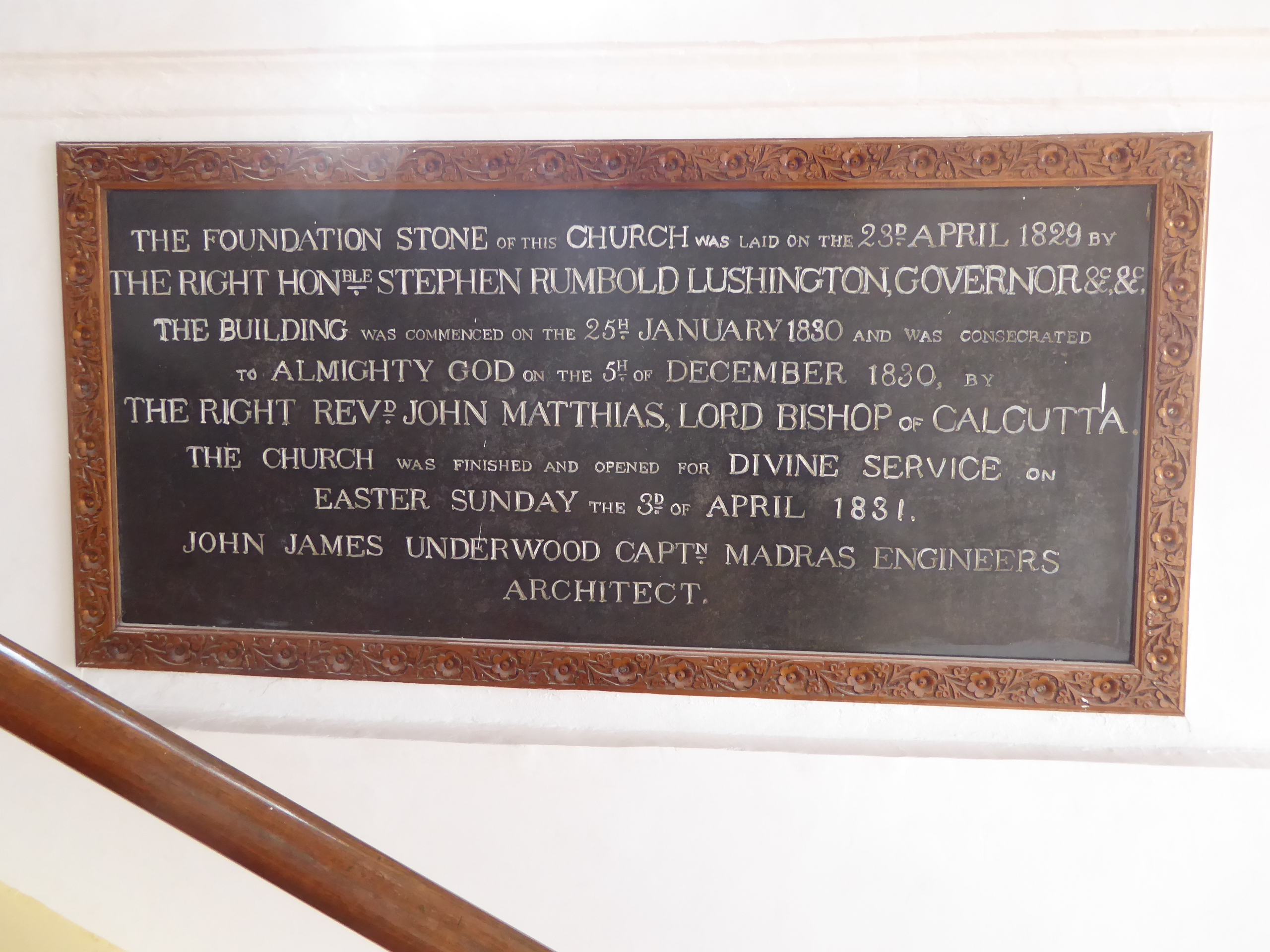 Governor Lushington had been briefly in India as a young man, but had then returned to London and begun a career in politics. As a Tory memb