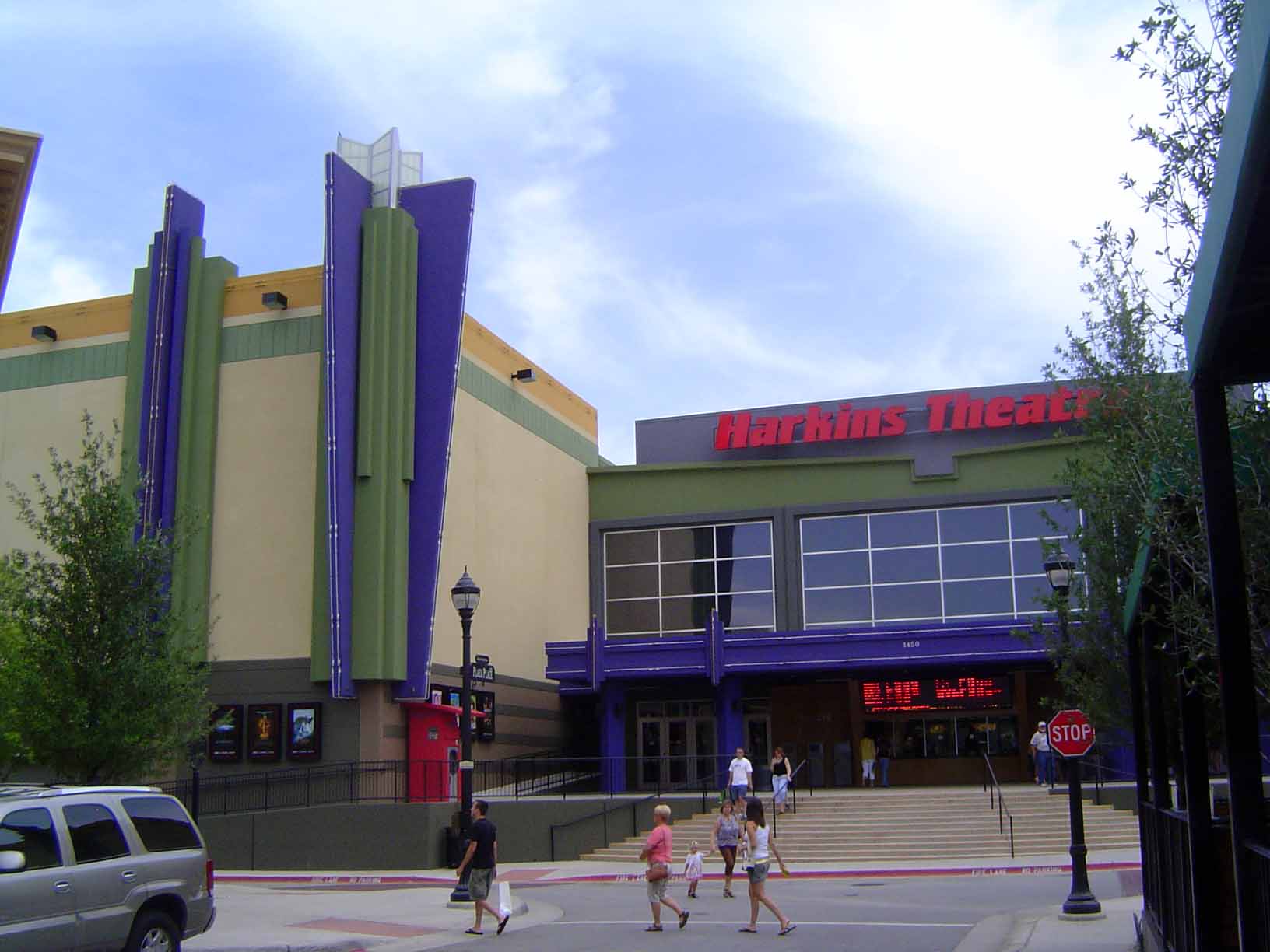 The biggest screen in Texas, or so this theater boasts.