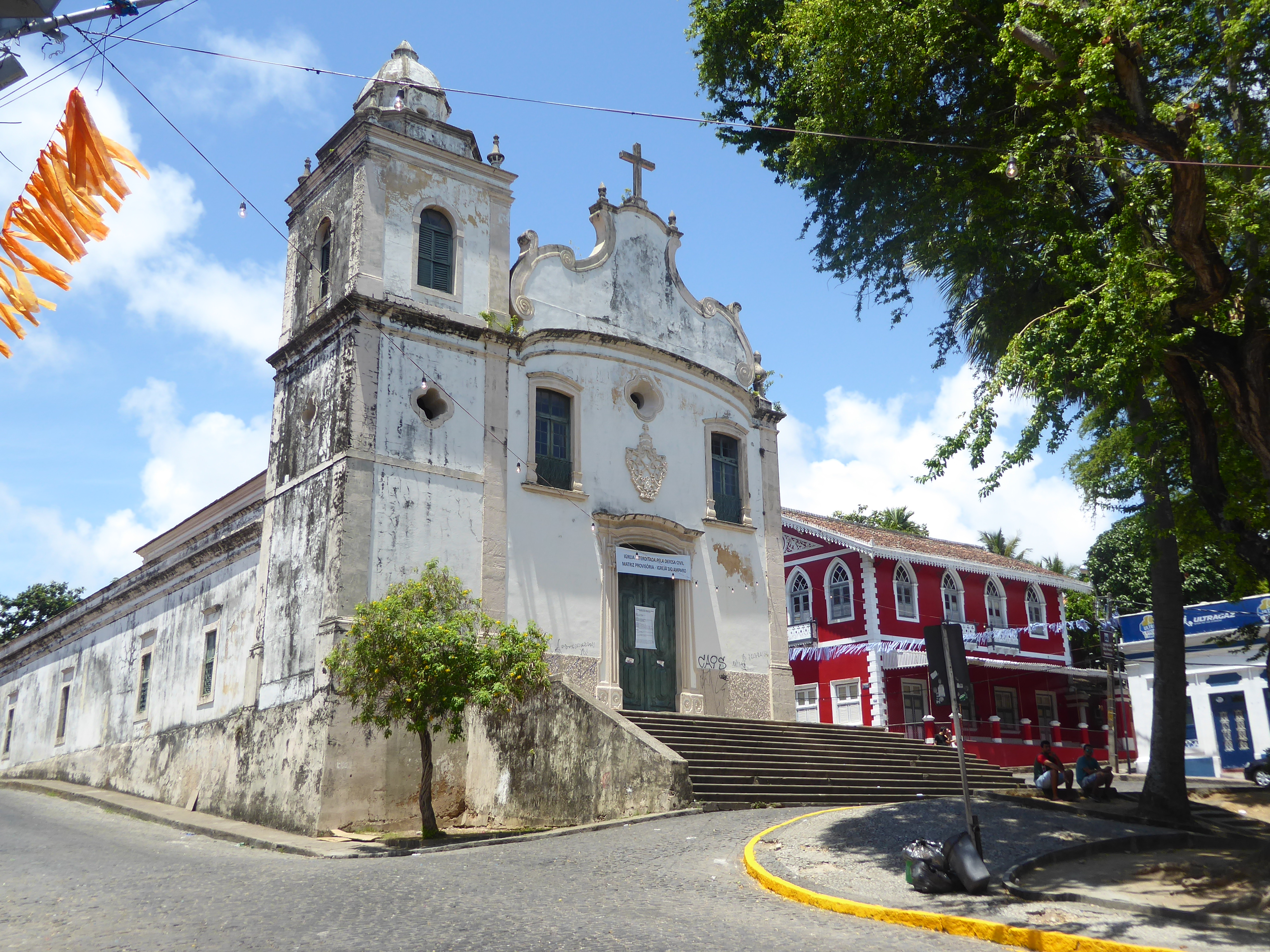 Thank God it's closed. This is the church of Saint Peter the Apostle, but I can only handle so many in a day. But notice that it has only on