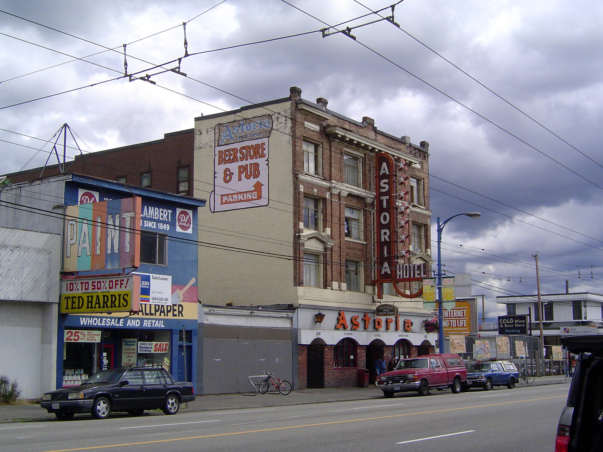 Loggers in 1900 had a choice of accommodation, including a wide range of hotels. Here's one of them, still in business.