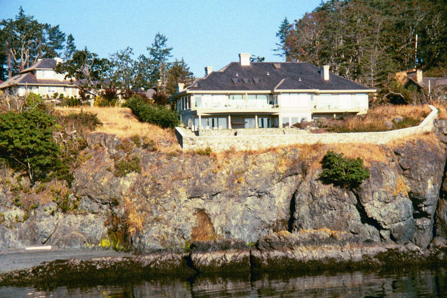 A closer view of what had been a raw headland, occupied only by cormorants and eagles.