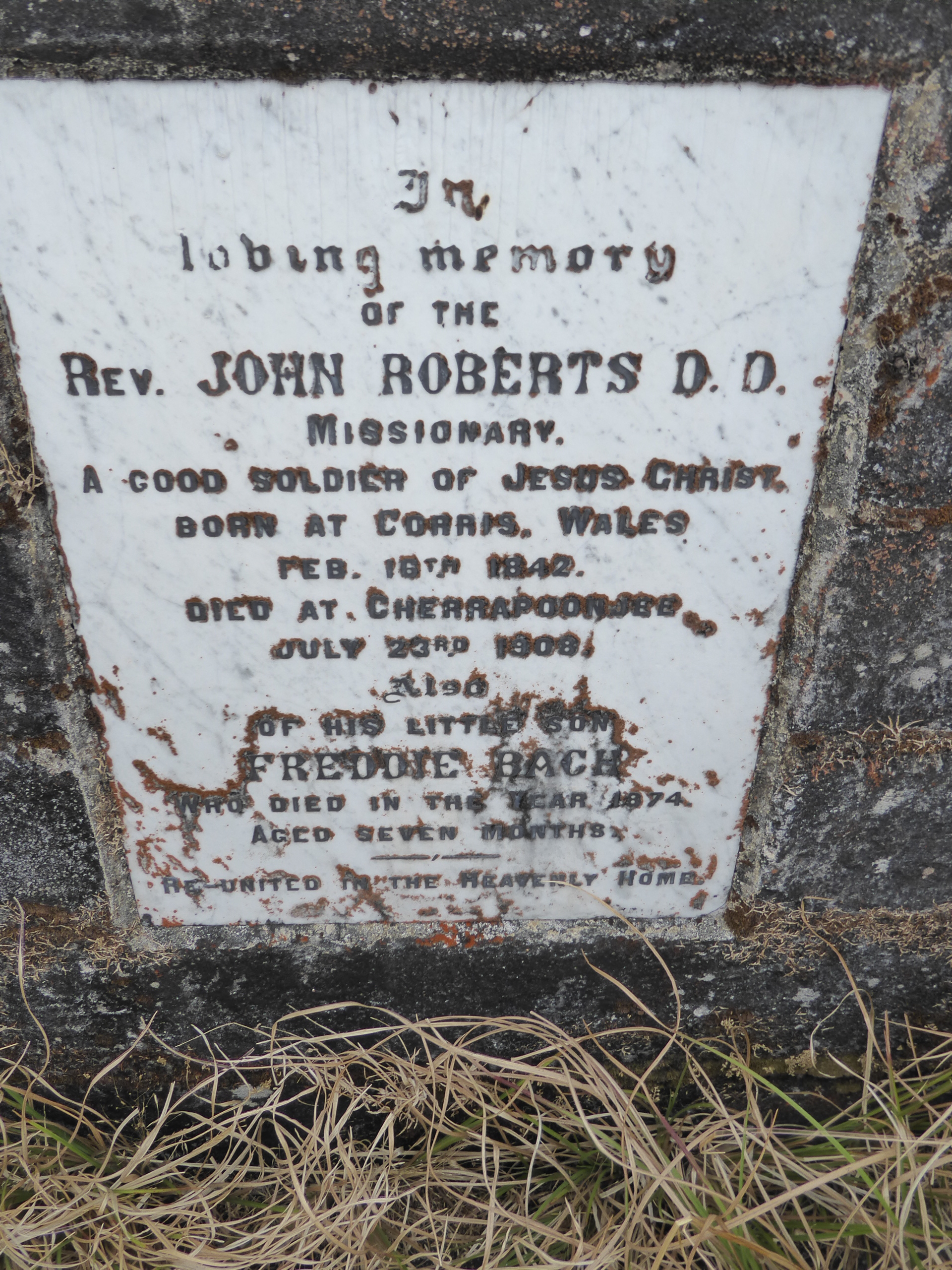 Here's Missionary Number 12. Roberts was the founding principal of the theological college. With minimal medical training, he also treated t