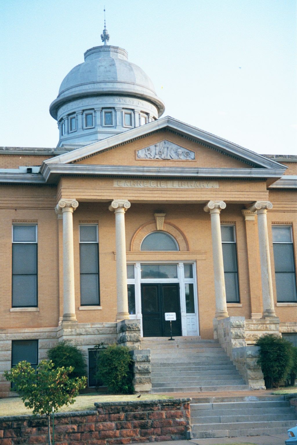 The Carnegie library. That man's money went everywhere.