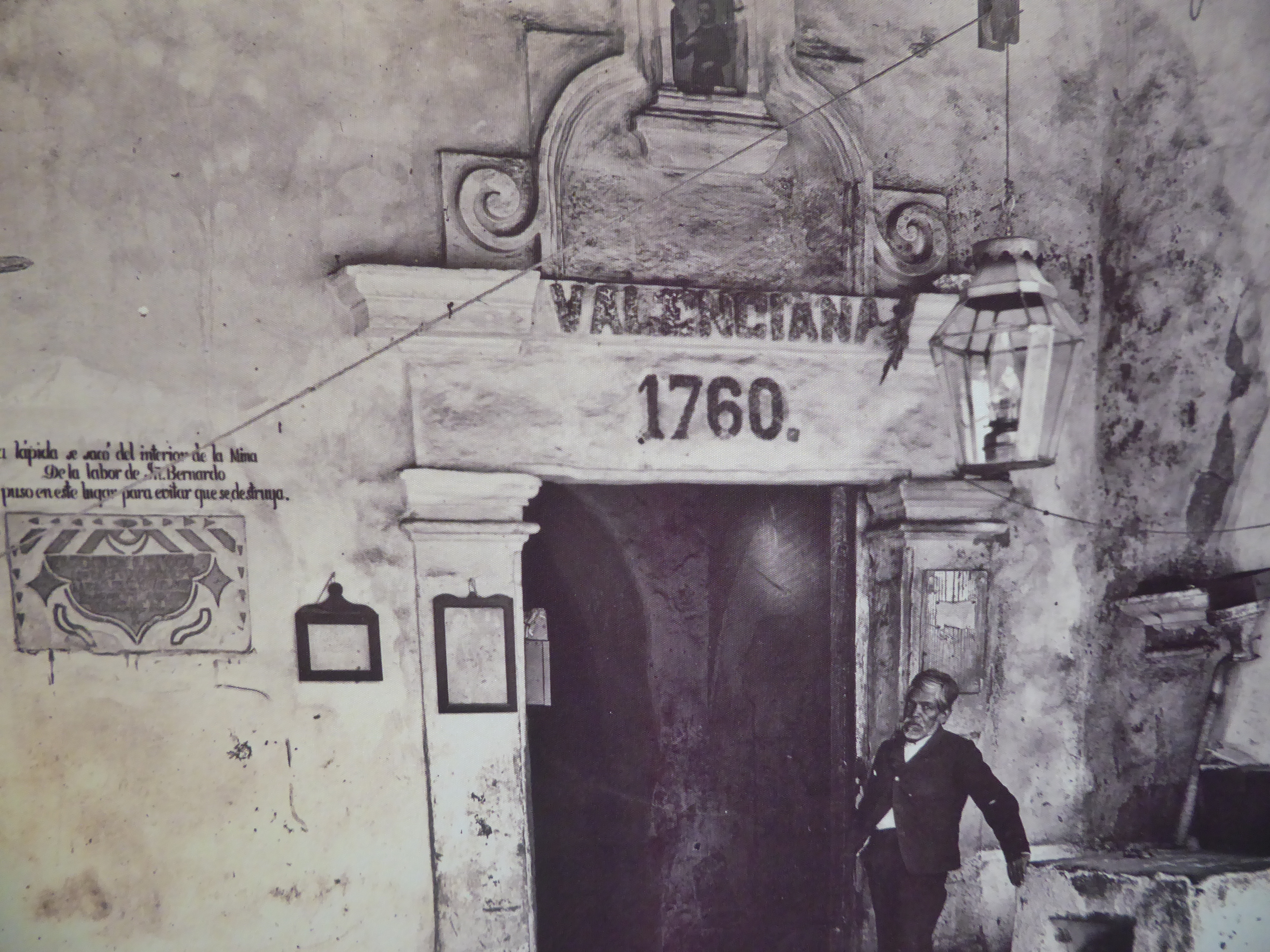 Guanajuato's most productive mine was the Valenciana, just outside of town and about a mile and a half north of the alhóndiga. Many entrance