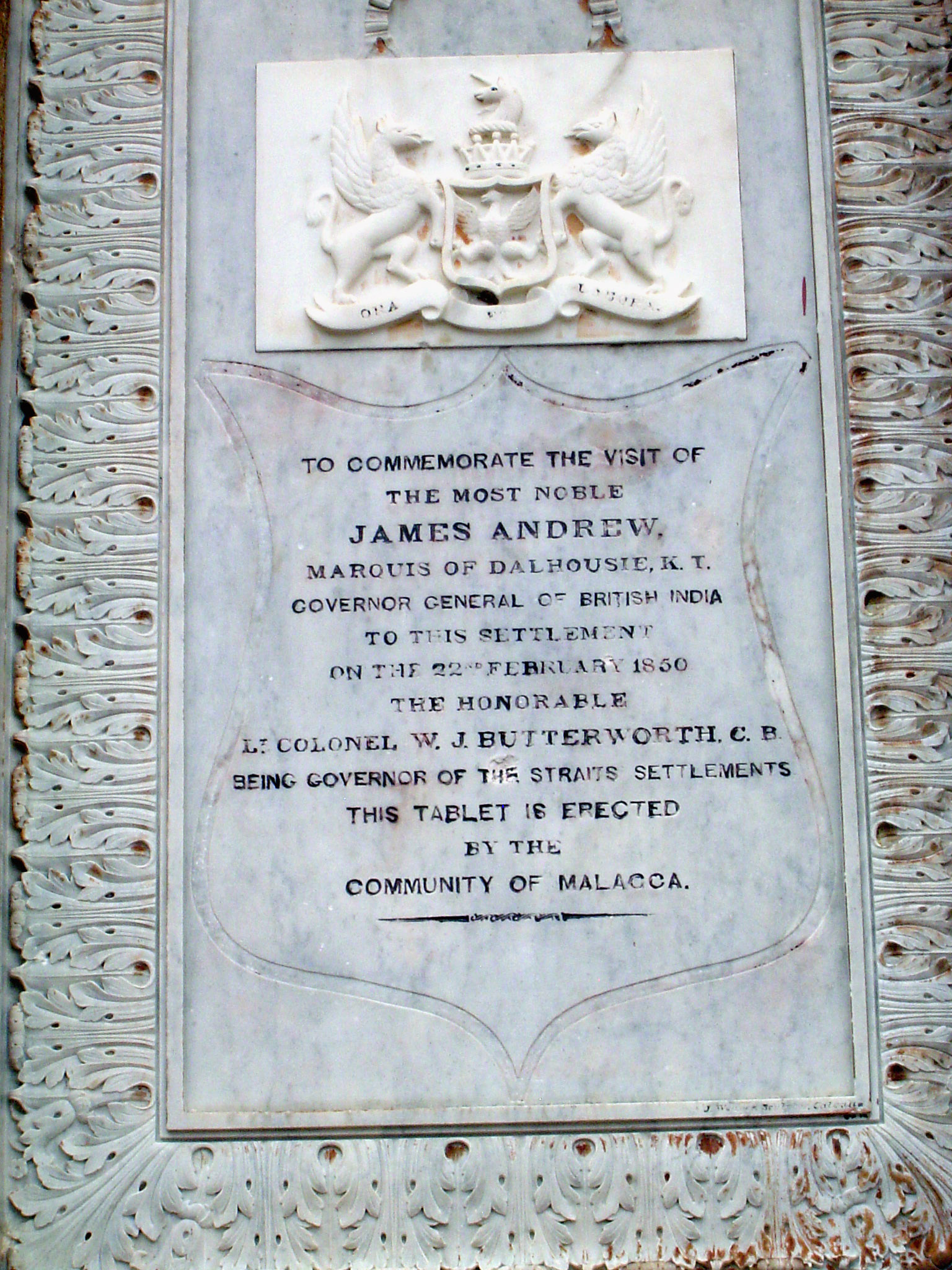 Dalhousie was one of the most energetic rulers of British India. He would have been just under forty at the time of this visit; he was dead