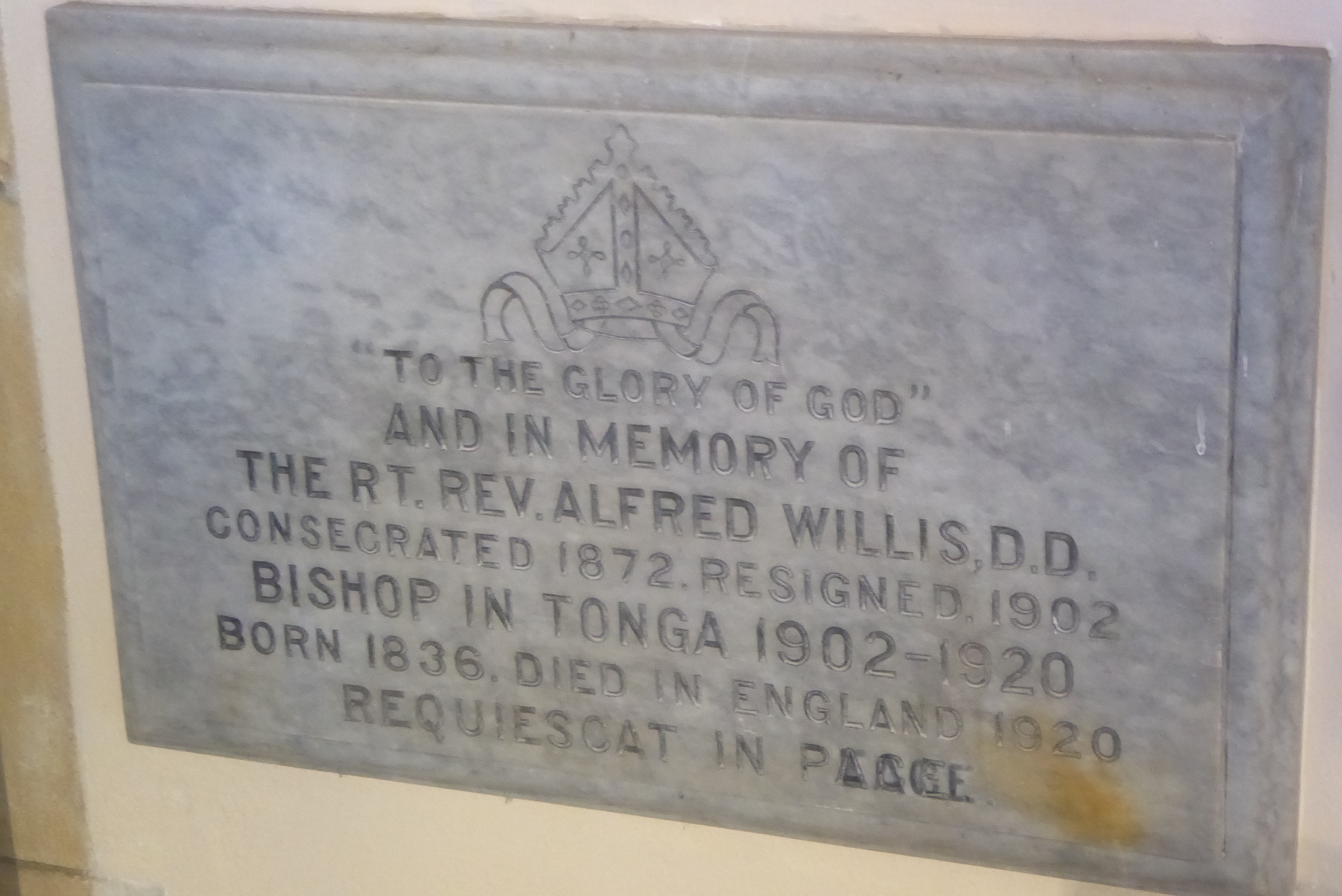 His replacement, Alfred Willis, lived up to the reputation of Victorian missionaries. Seeking funds to build schools, Staley wrote that "if