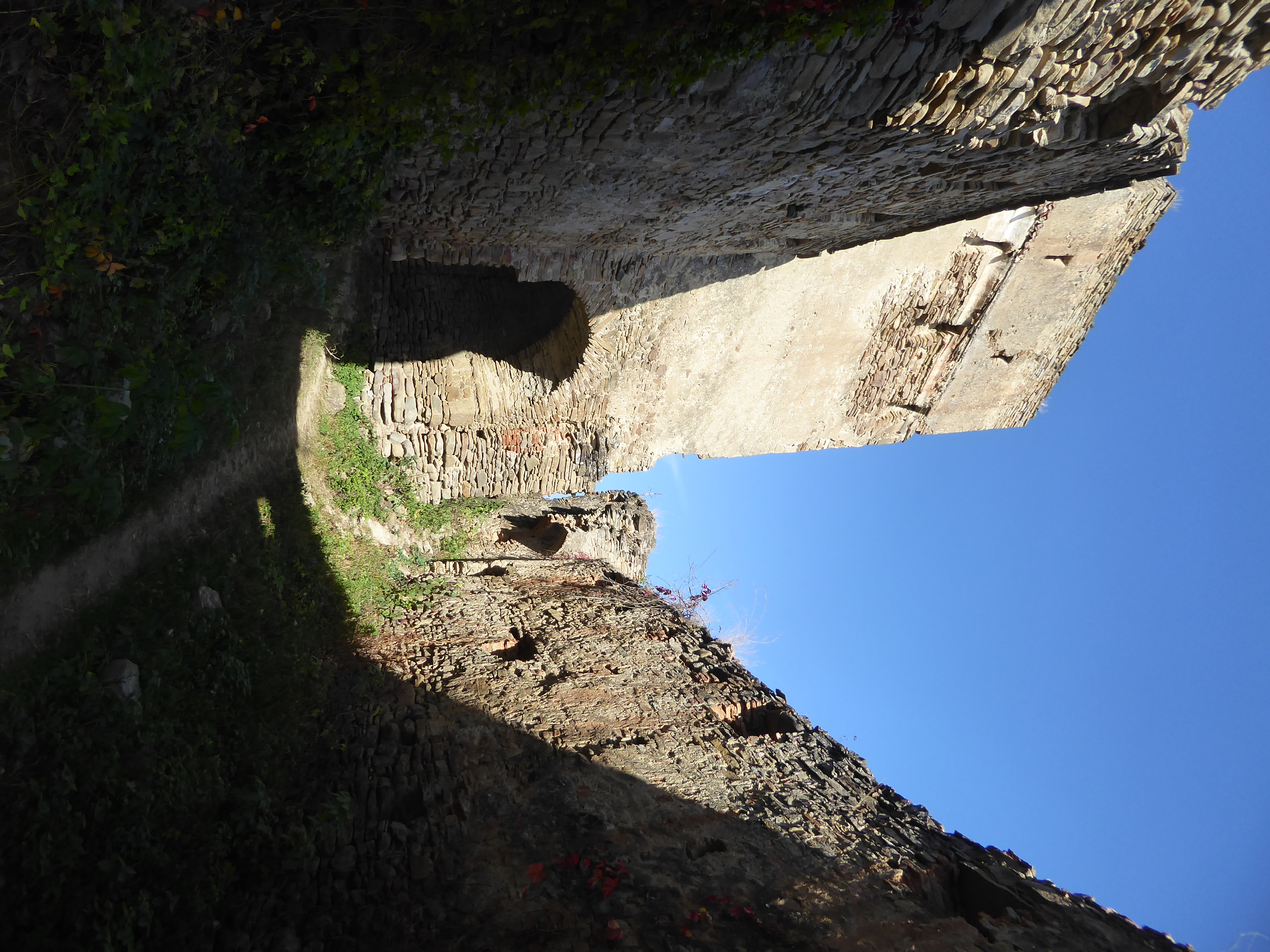 There are outer walls and inner walls.