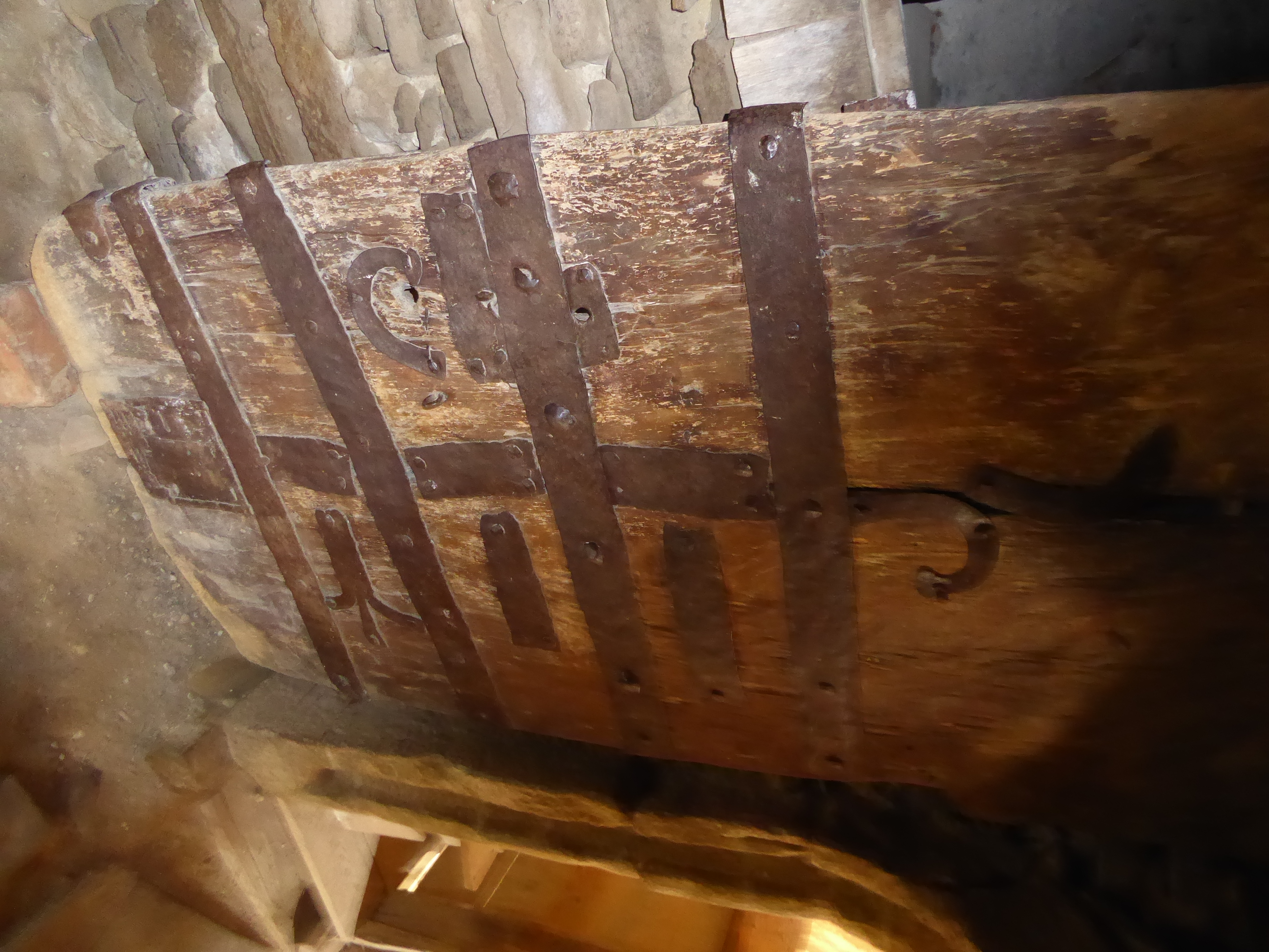 Here's the door leading up into the tower.