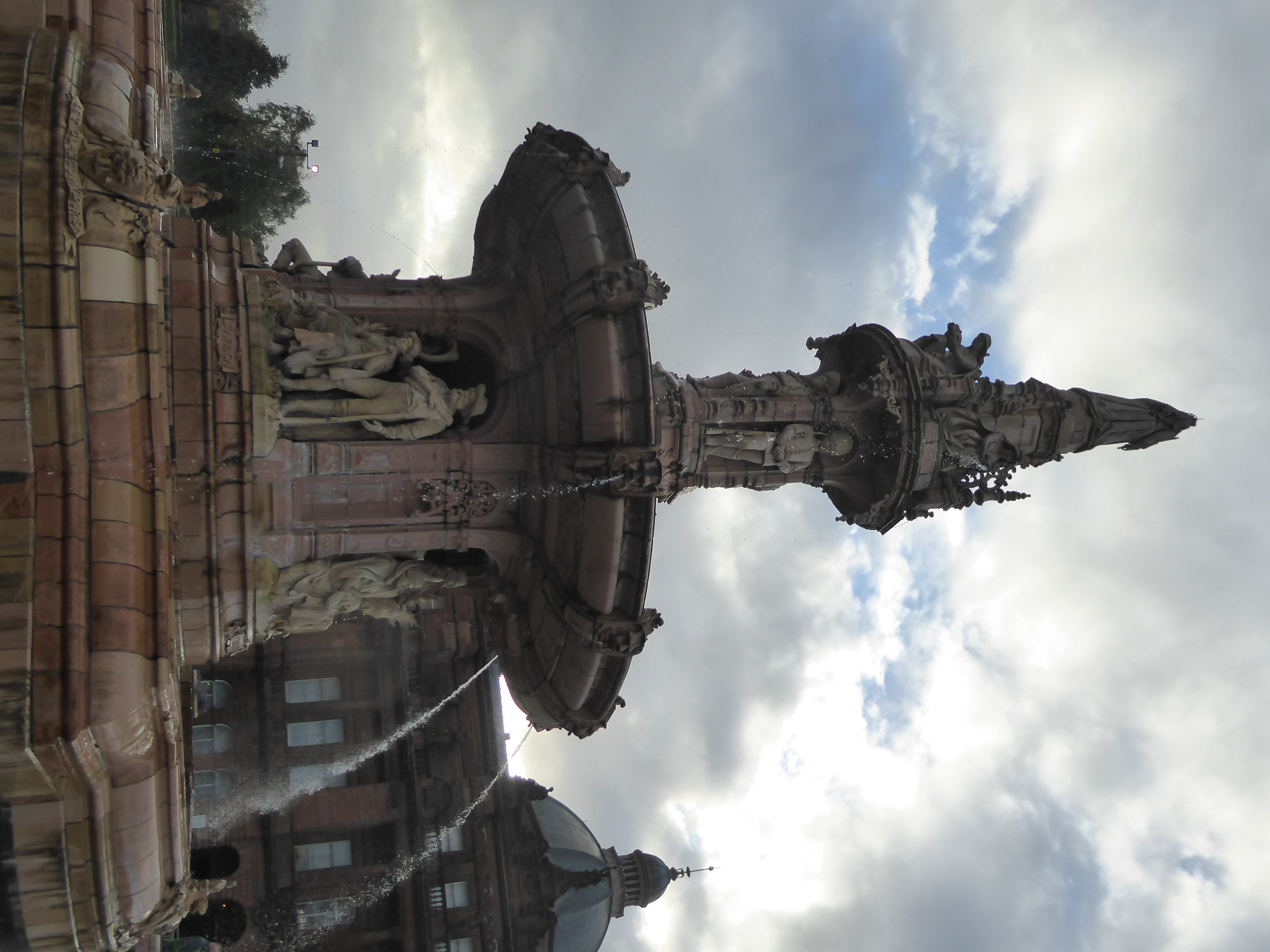 Not so simple. We bumped into Doulton Ware in the previous file at the Cameron Fountain, Charing Cross, but here's a much bigger piece next