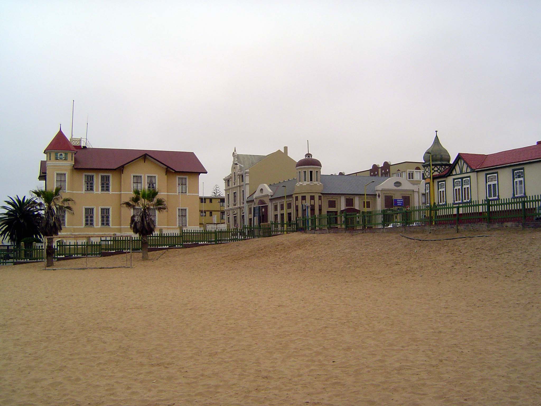 And yet another, this to emphasize the beach-hugging location. The grid of city streets begins here and marches inland a dozen blocks of so.