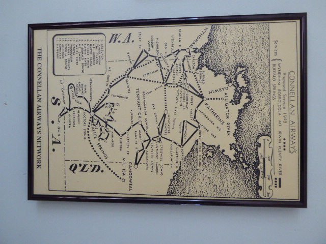 Had enough myths that might or might not be? Here's something more certain: a poster on the AYQ airport wall. Flights come from Alice Spring